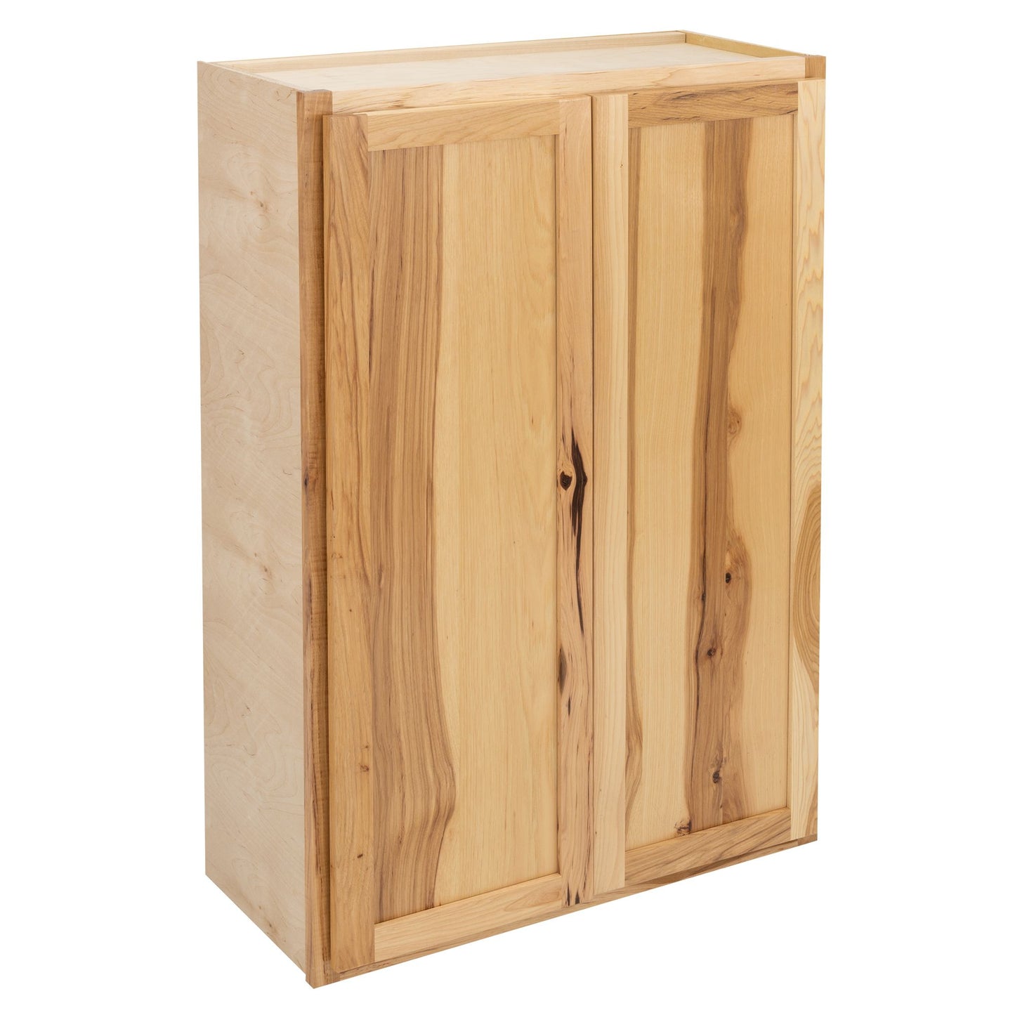 30" - 42" Wall Kitchen Cabinet Rustic Hickory