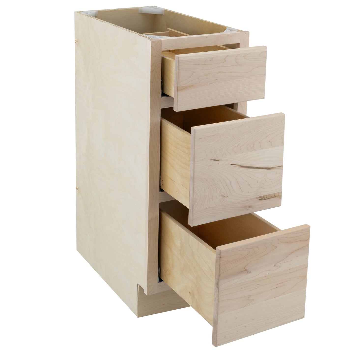 Bathroom Vanity Drawers Raw Maple Base Cabinet