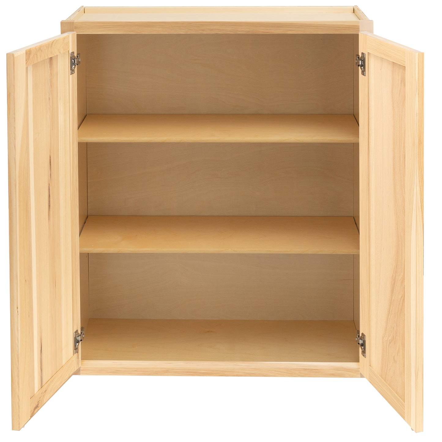 Laundry Room 2 Cabinet Set Raw Hickory