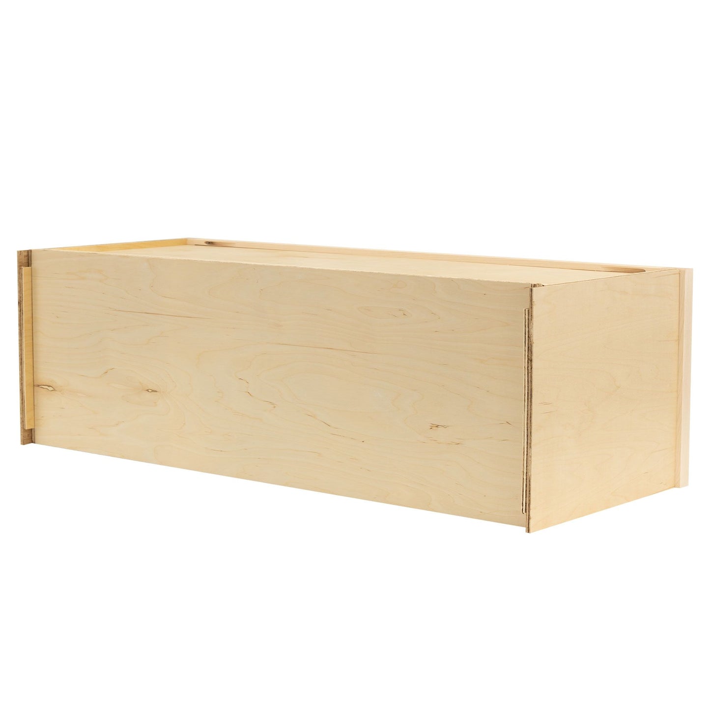 Refrigerator Wall Kitchen Cabinet Raw Maple