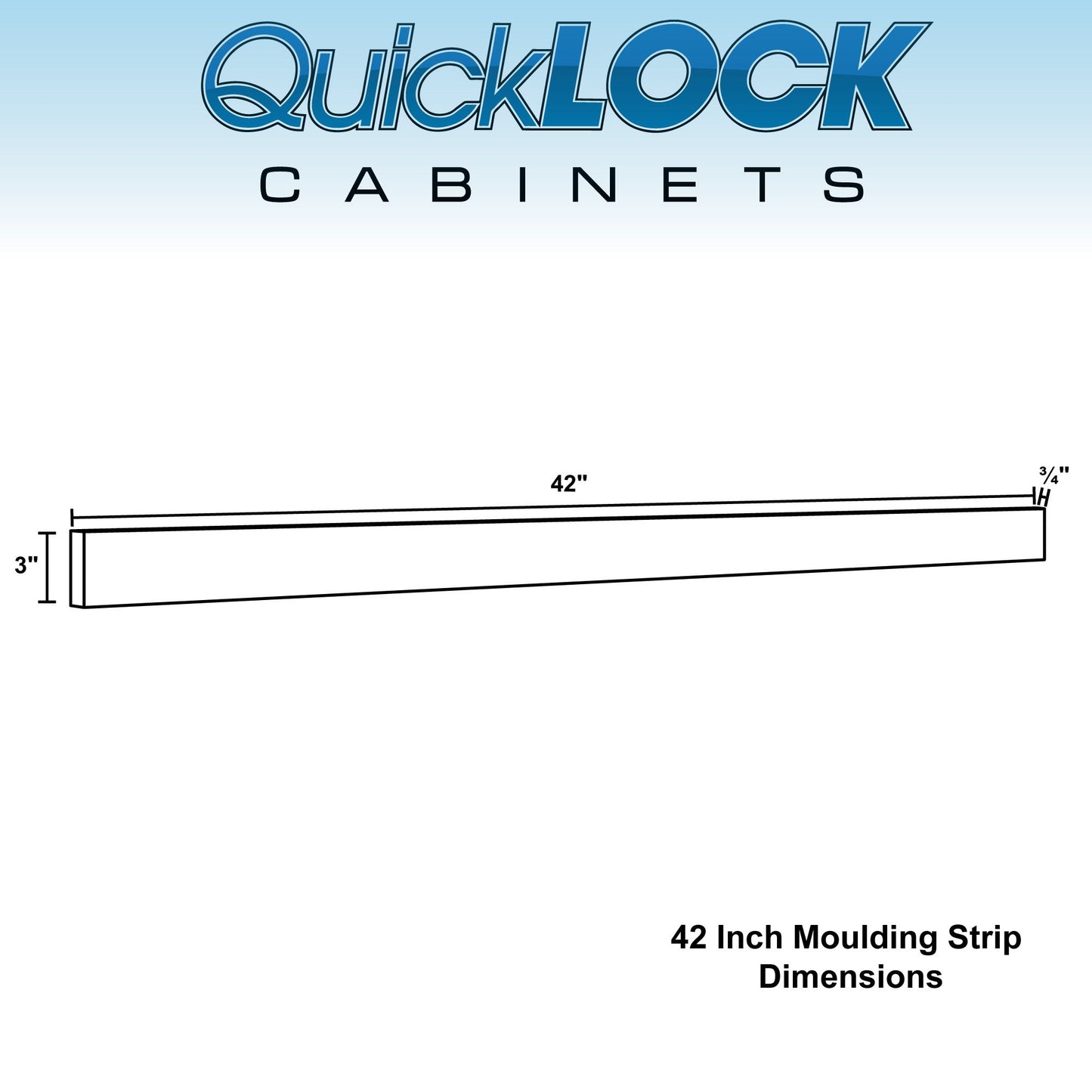 Cabinet Moulding Strip Raw Maple