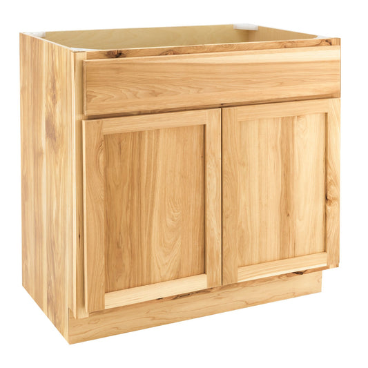 36" Bathroom Vanity | Rustic Hickory