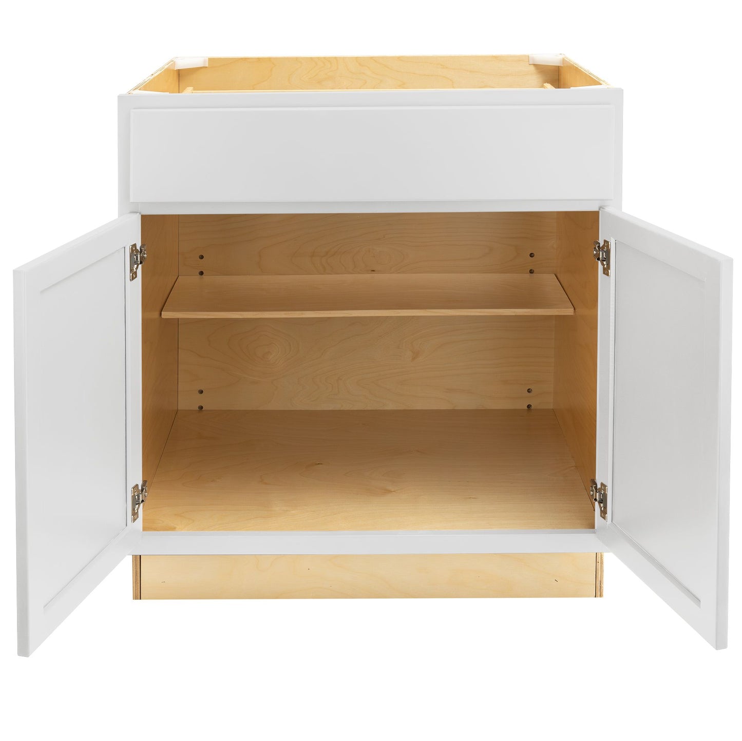 Pure White Kitchen Cabinet Set