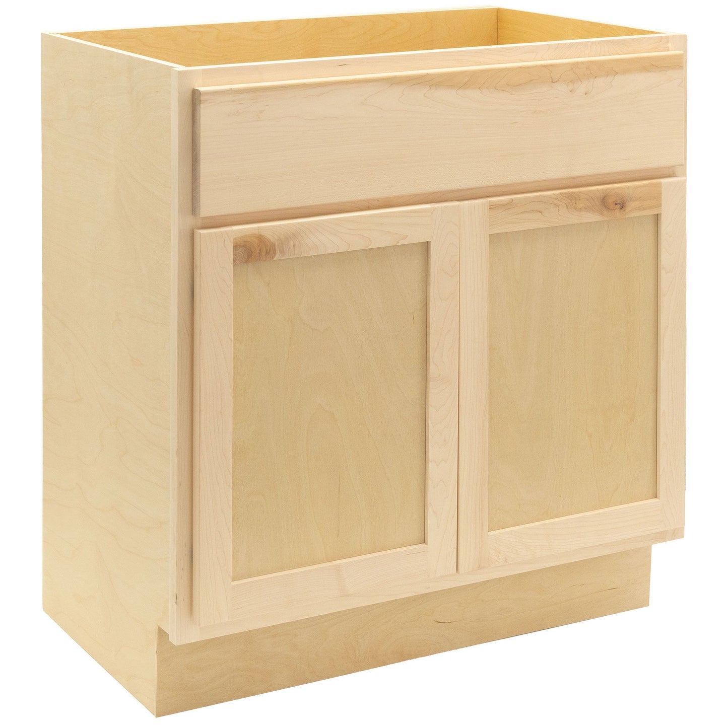 30" Bathroom Vanity | Raw Maple