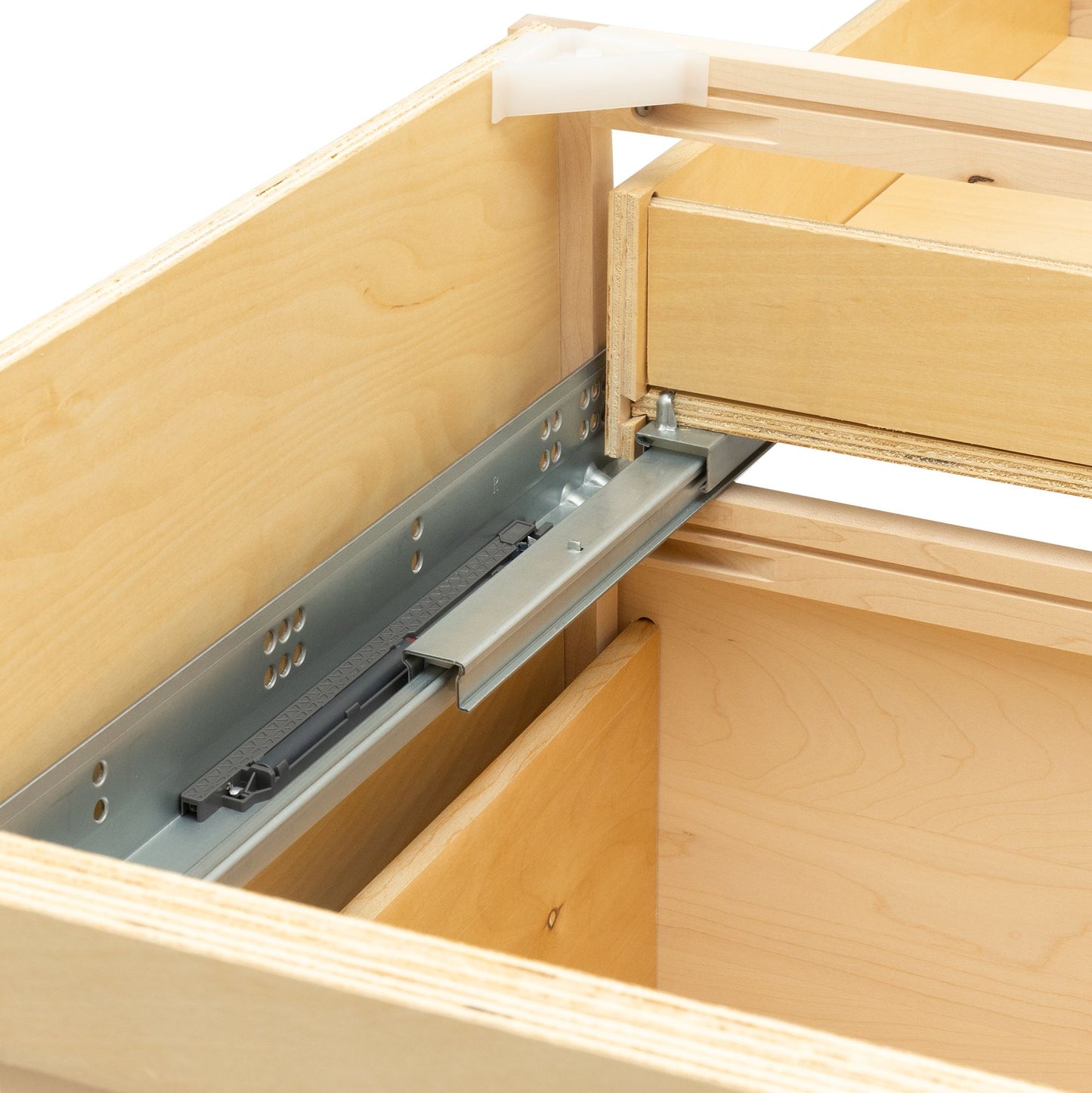 Quicklock Raw Maple Blind Base Corner Cabinet