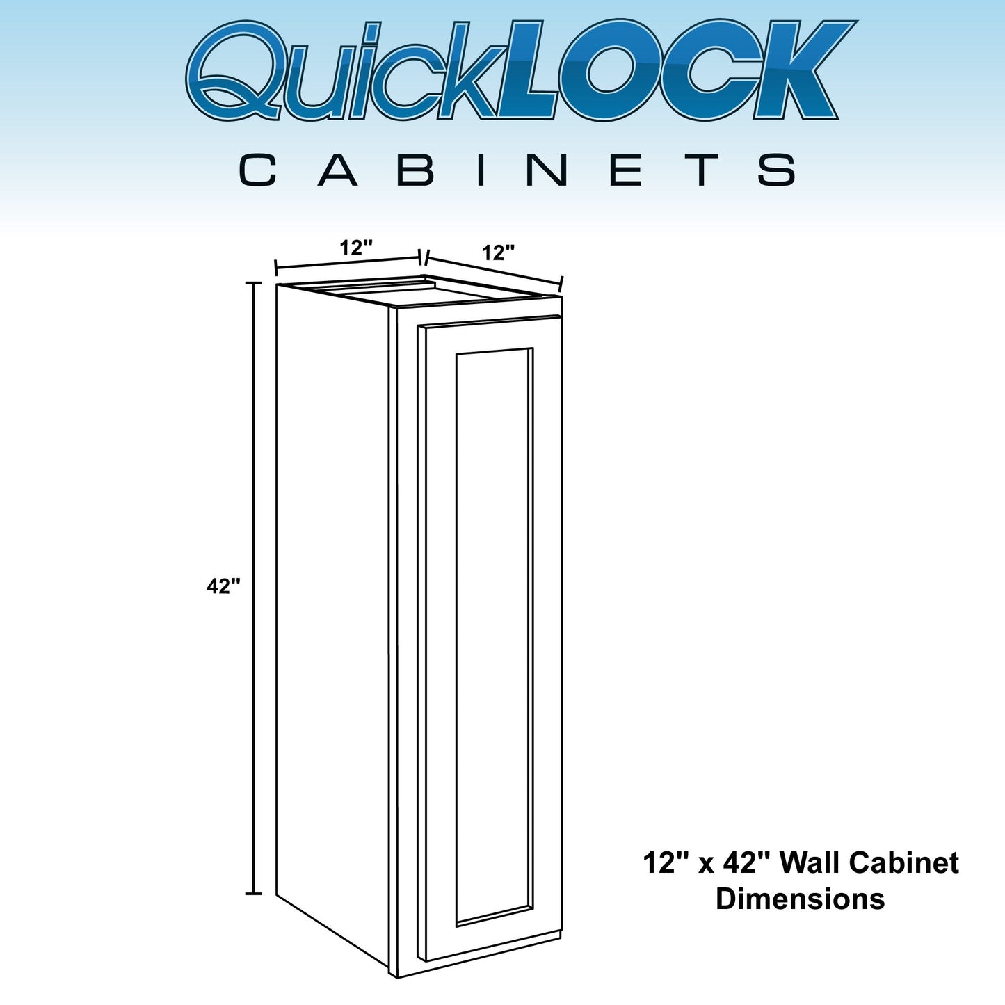 9" - 15" Wall Kitchen Cabinet Pure White
