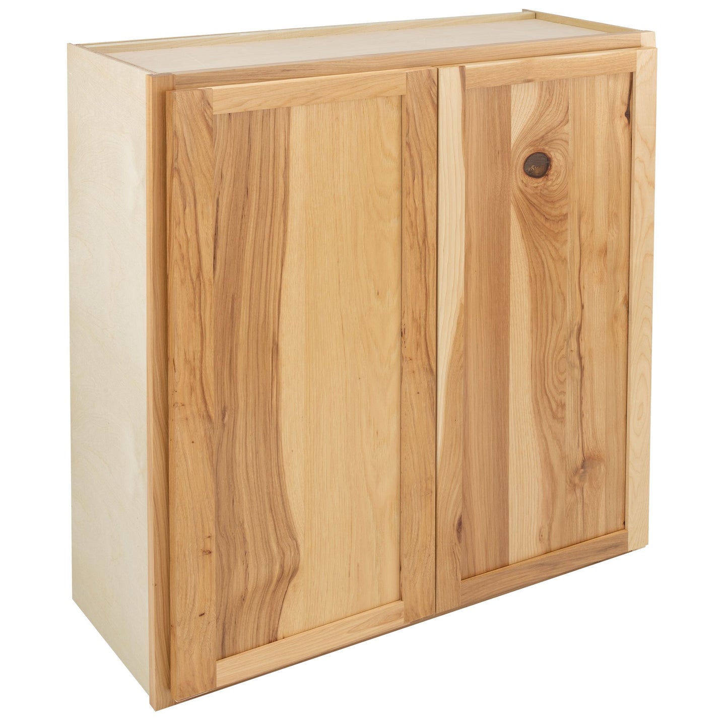 30" - 42" Wall Kitchen Cabinet Rustic Hickory