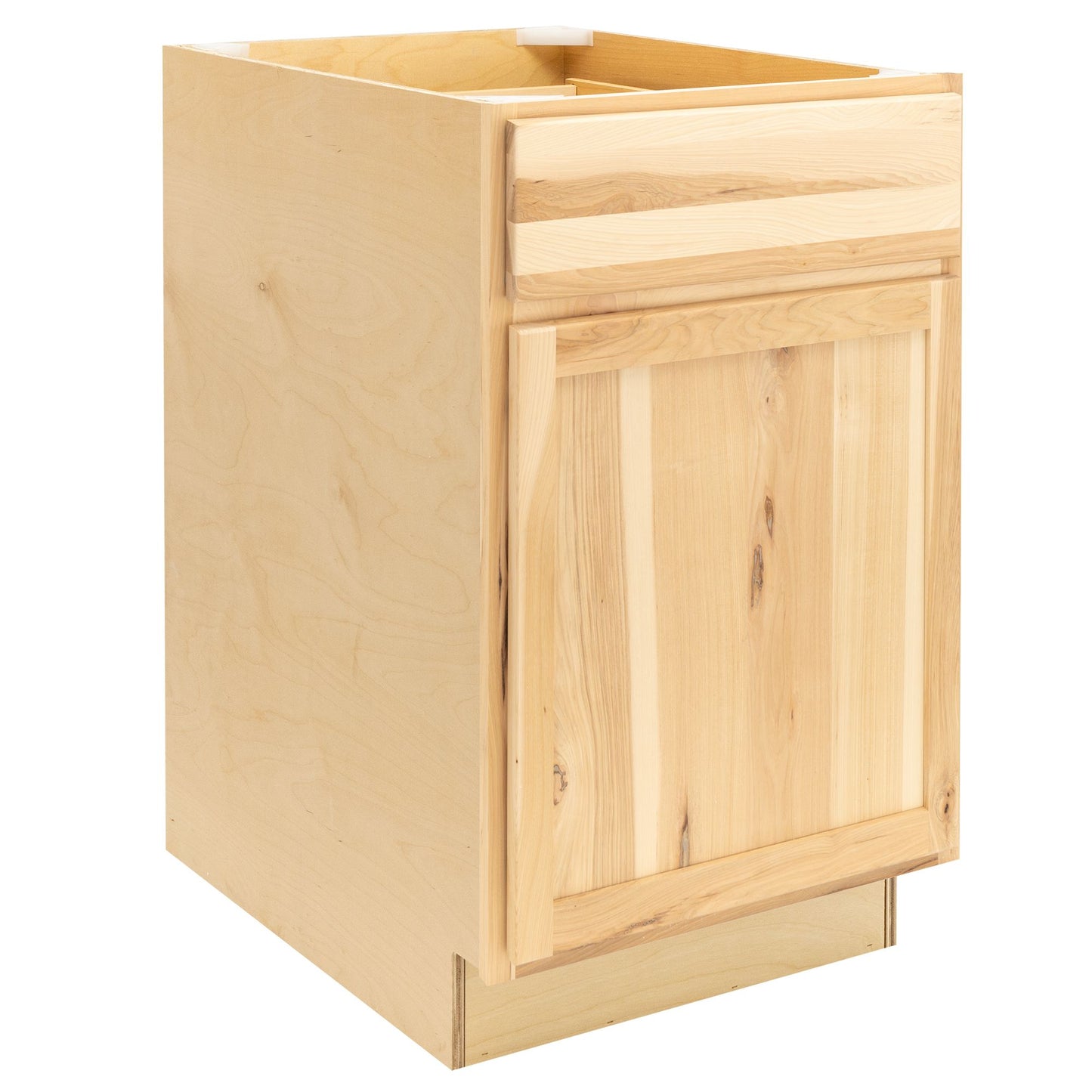 Quicklock Raw Hickory Base Cabinet - Single Door