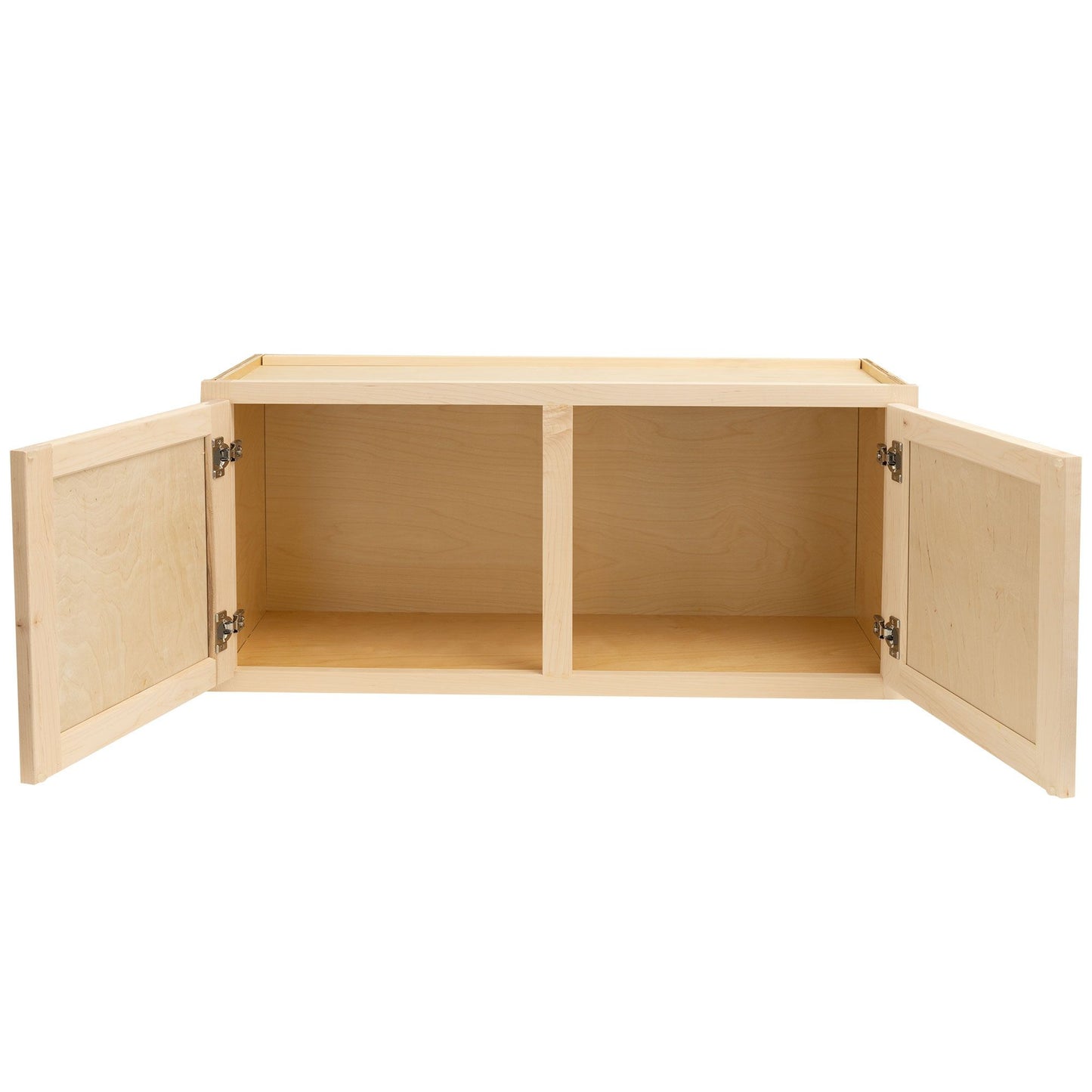 Refrigerator Wall Kitchen Cabinet Raw Maple