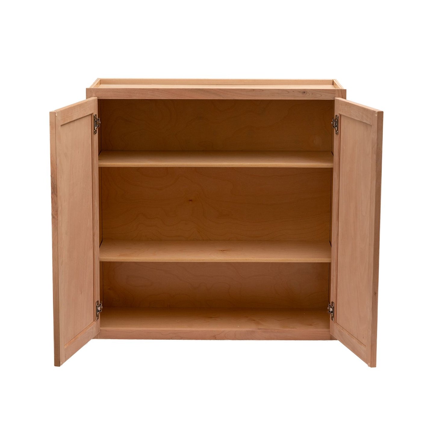 Quicklock Raw Cherry Wall Cabinet - Double Door