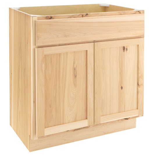 30" Bathroom Vanity | Raw Hickory