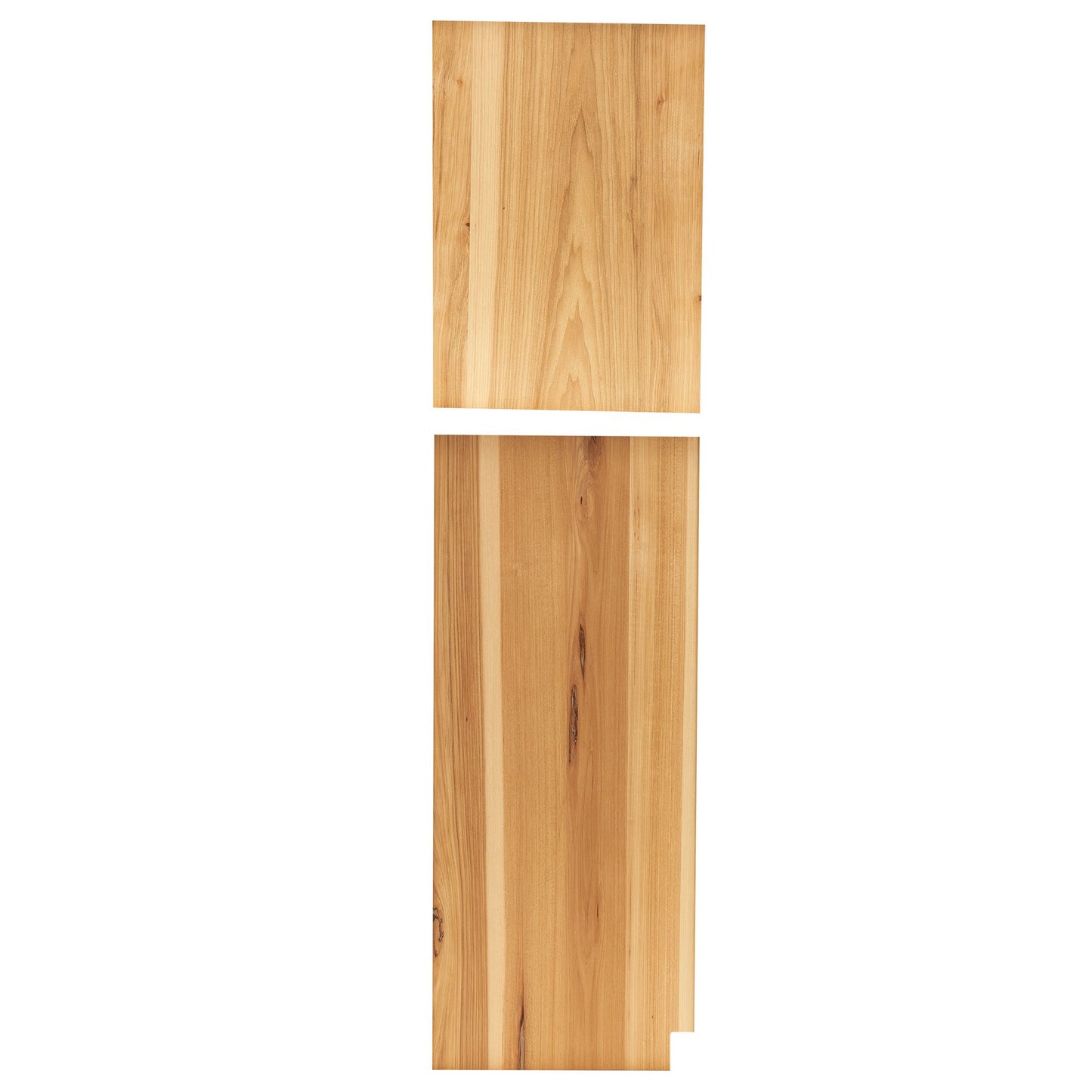 Left and Right Pantry End Panel Rustic Hickory