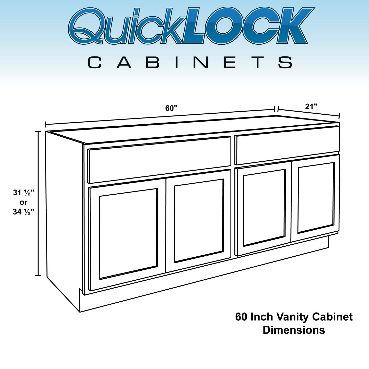 60" Bathroom Vanity | Raw Maple