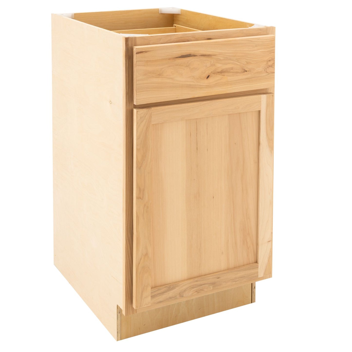 12" - 24" Kitchen Cabinet Raw Hickory Base Cabinet
