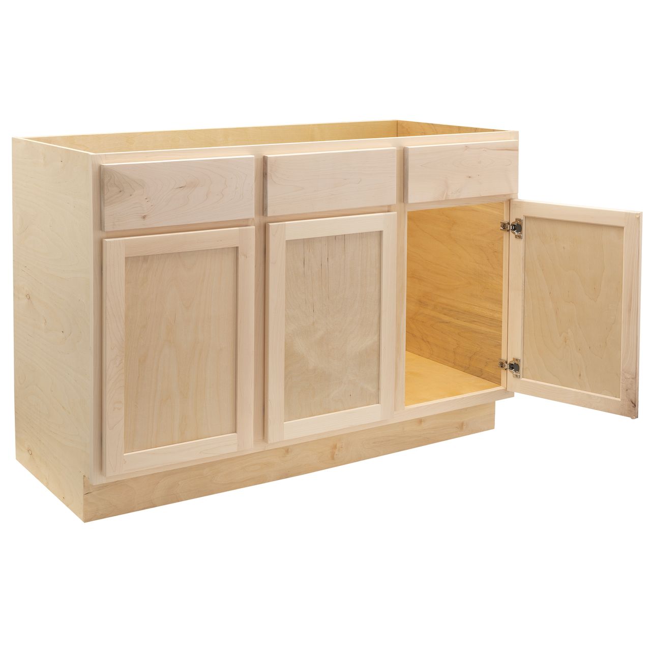 48" Bathroom Vanity | Raw Maple