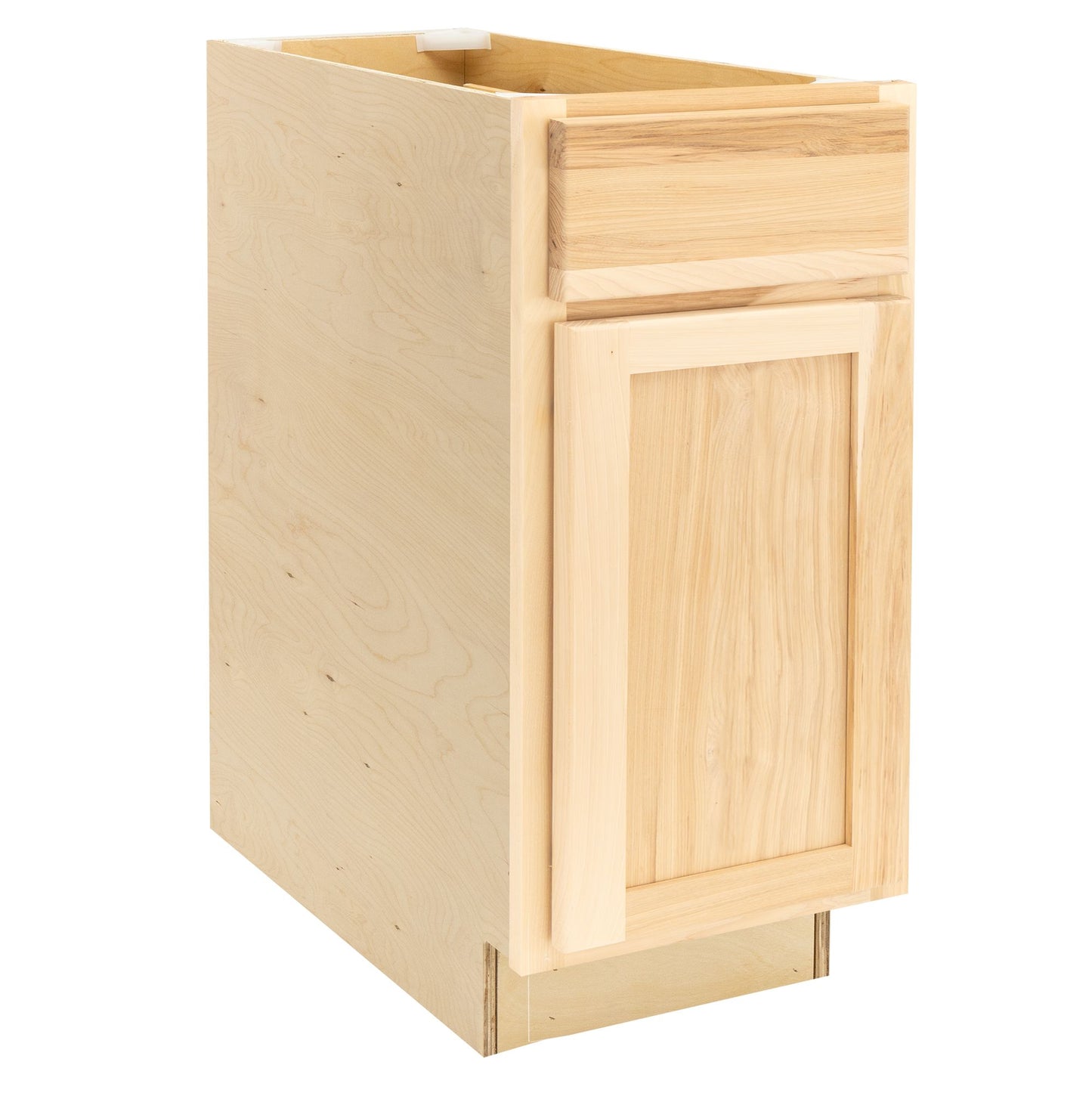 12" - 24" Kitchen Cabinet Raw Hickory Base Cabinet