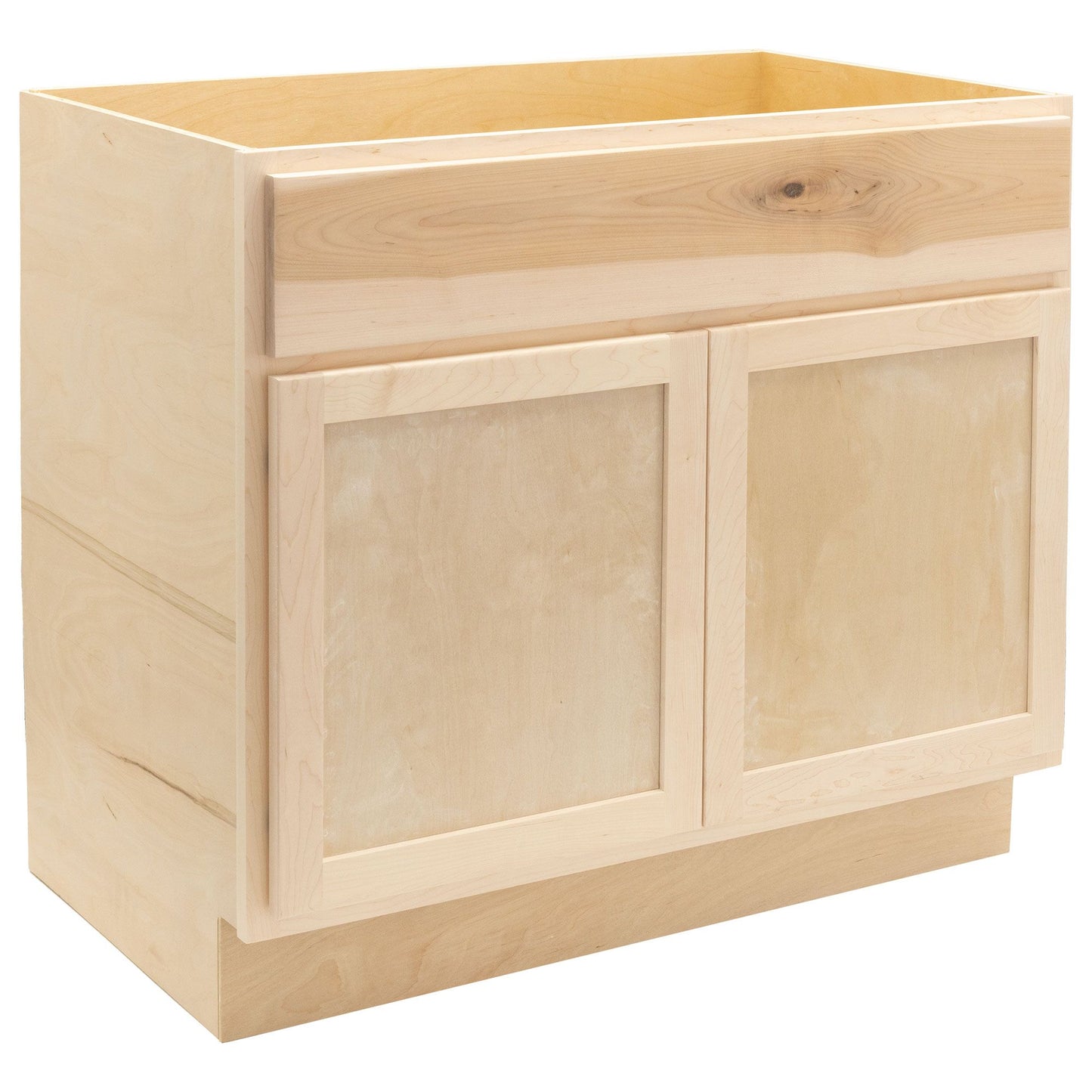 36" Bathroom Vanity | Raw Maple
