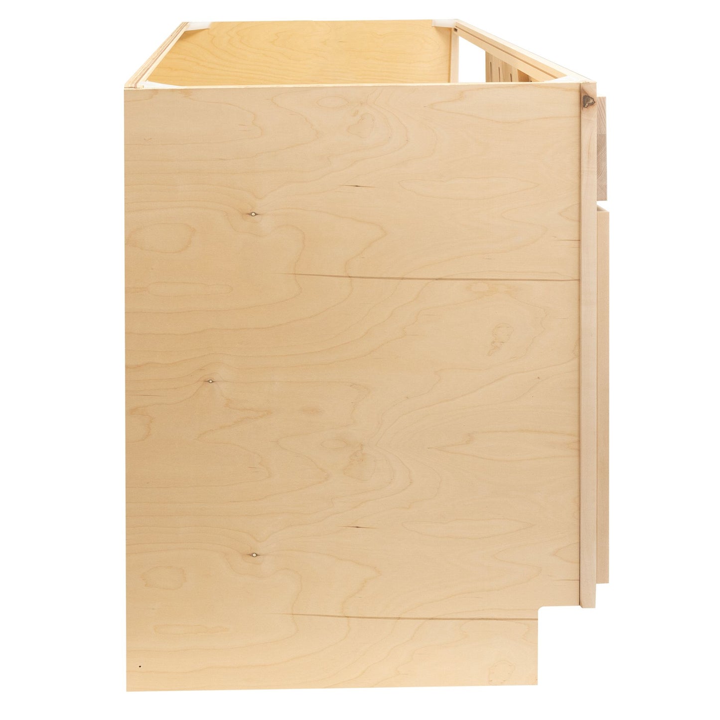 Quicklock Raw Maple Blind Base Corner Cabinet