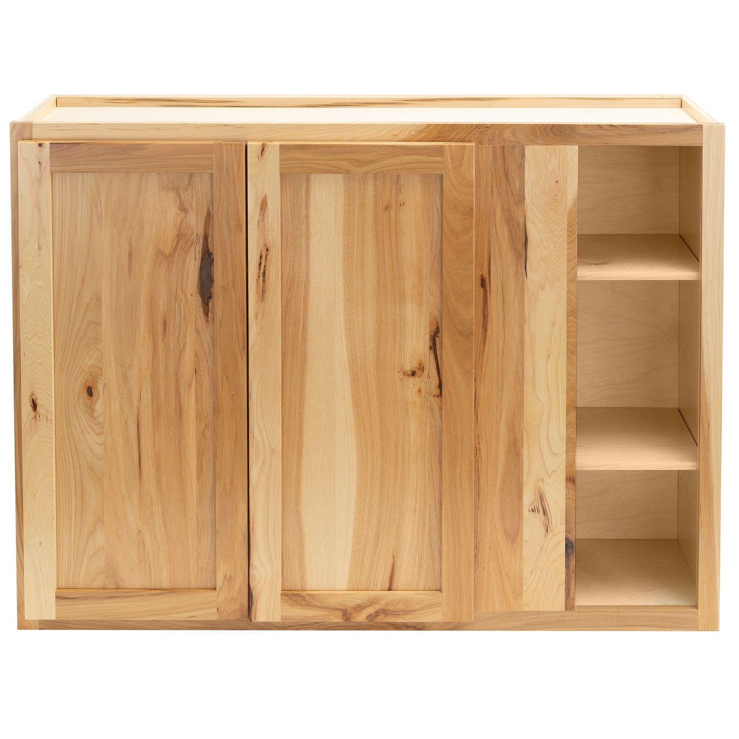 Blind Corner Wall Kitchen Cabinet Rustic Hickory