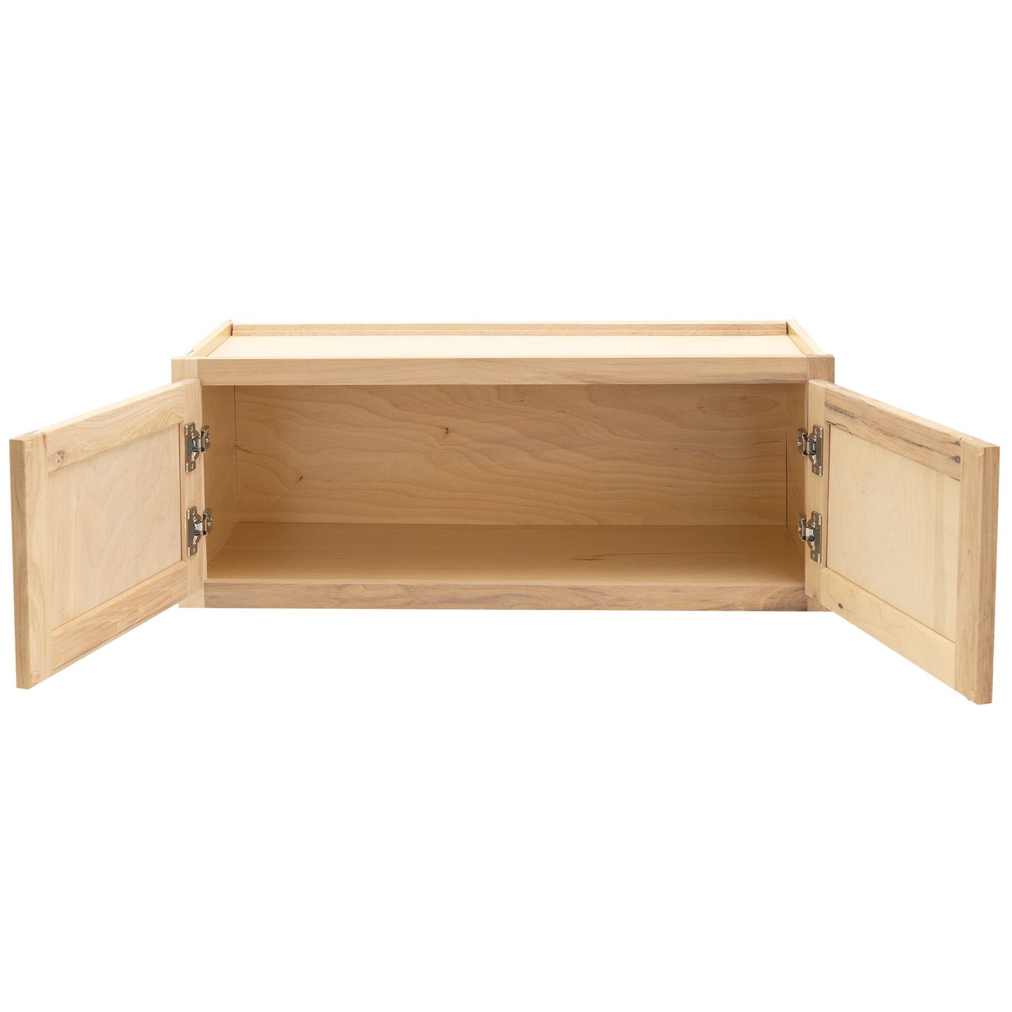 Quicklock Raw Hickory Wall Microwave Cabinet