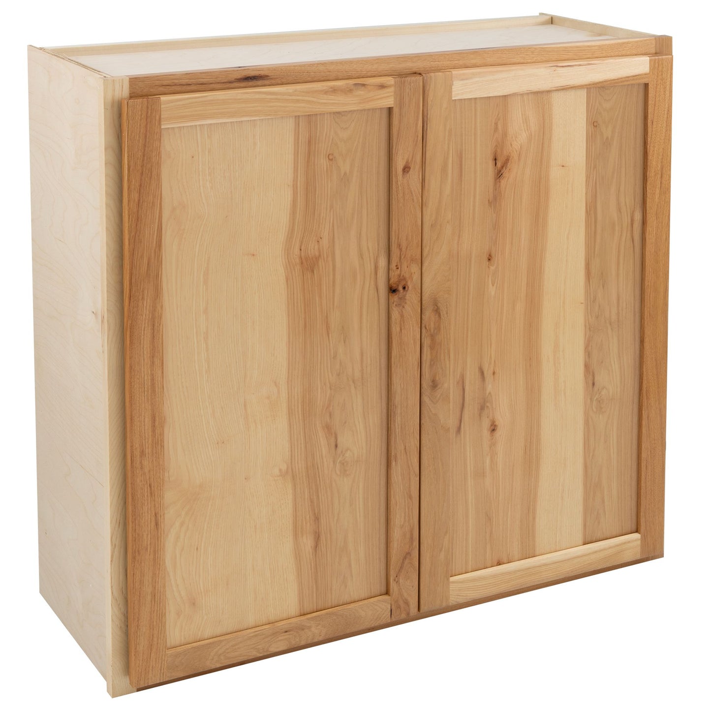 30" - 42" Wall Kitchen Cabinet Rustic Hickory