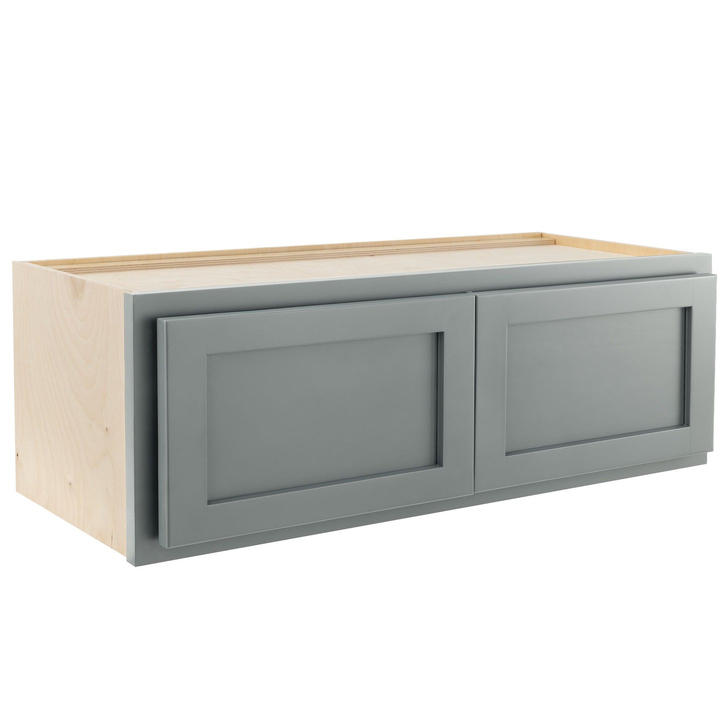 Refrigerator Wall Kitchen Cabinet Magnetic Gray