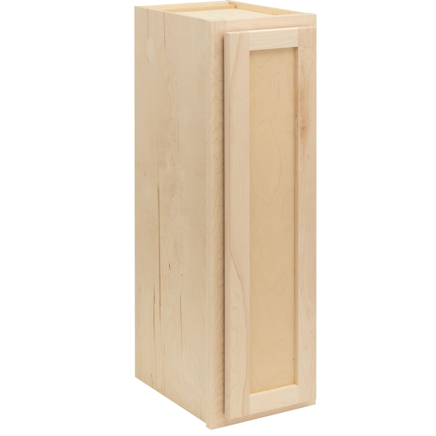 12" - 24" Wall Kitchen Cabinet Raw Maple
