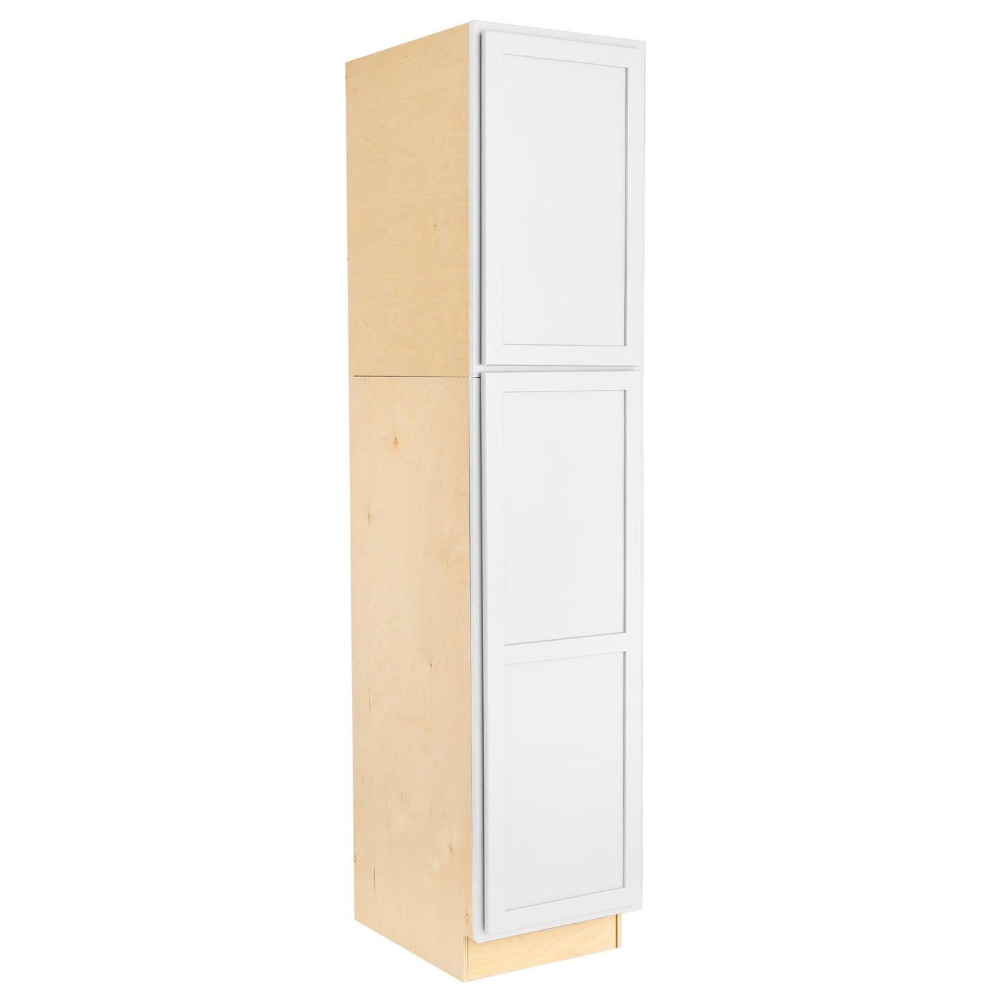 Quicklock Pure White Pantry Cabinet