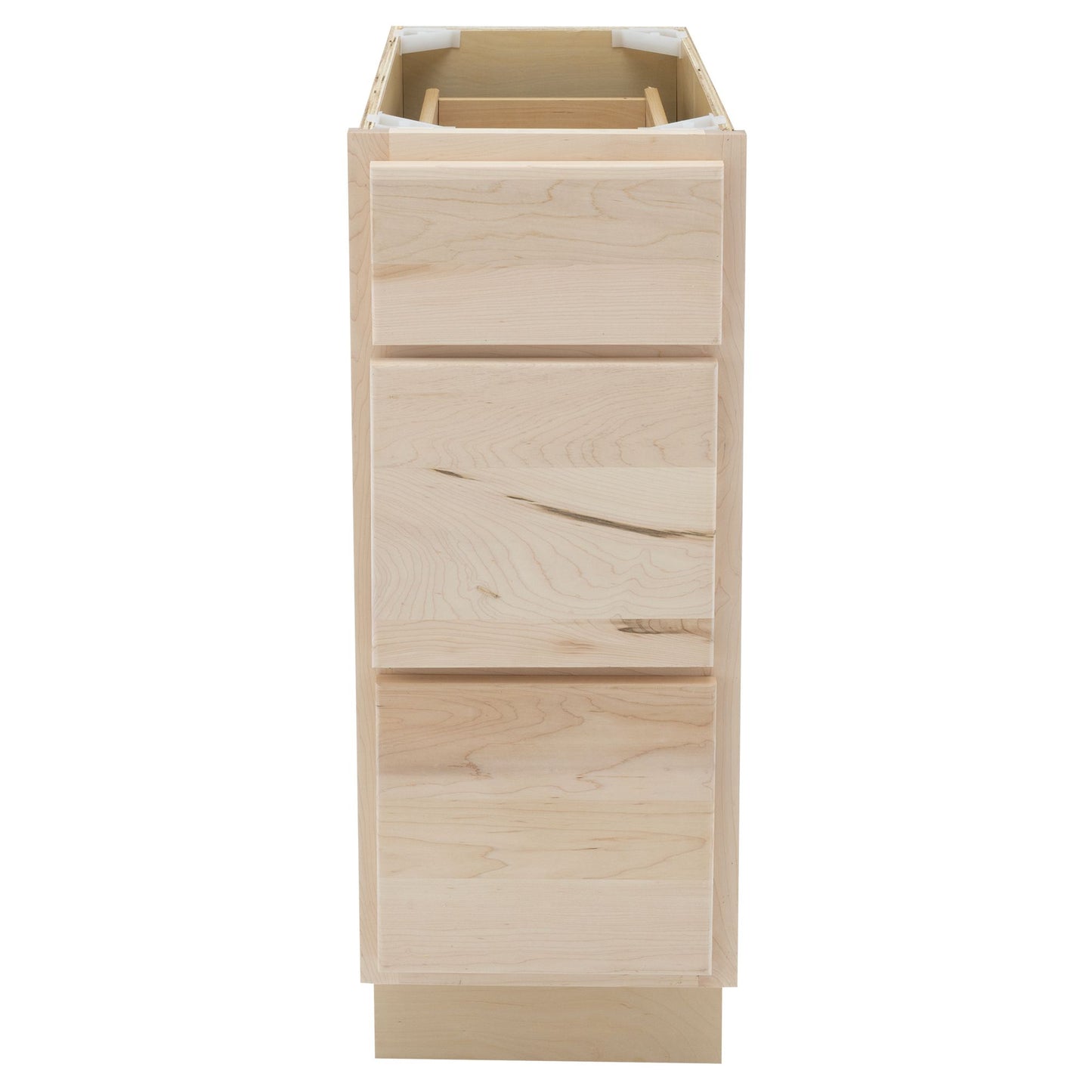 Bathroom Vanity Drawers Raw Maple Base Cabinet
