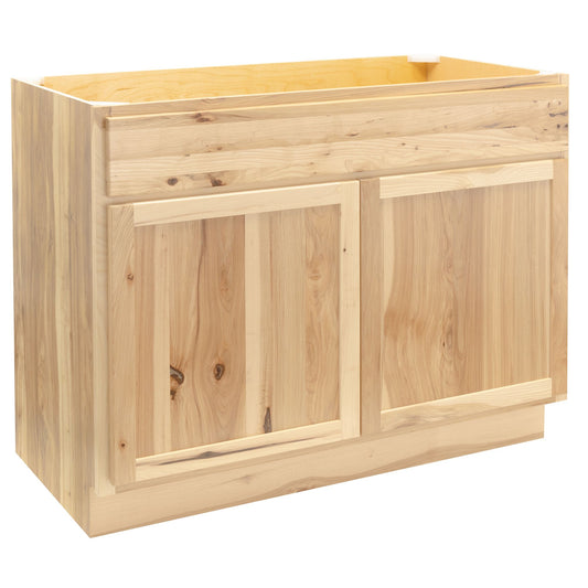 42" Bathroom Vanity | Raw Hickory