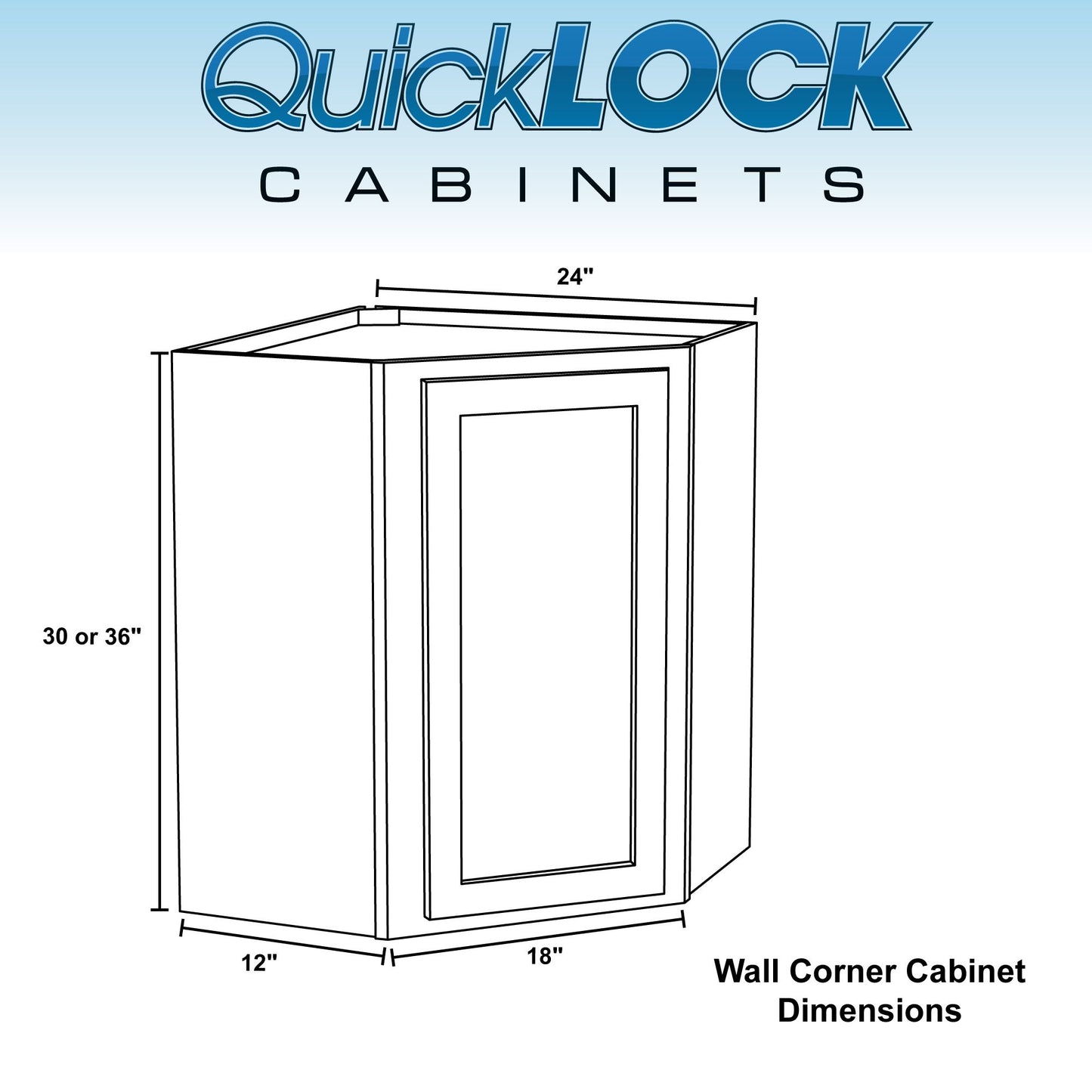 Corner Wall Kitchen Cabinet Rustic Hickory