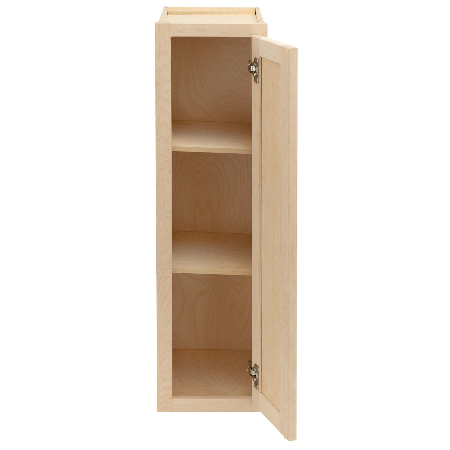 9" Wall Kitchen Cabinet Raw Maple