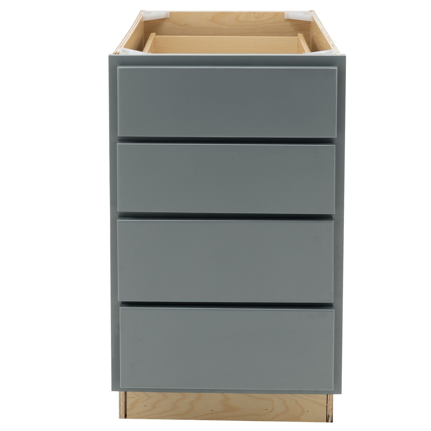 4 Drawer Kitchen Cabinet Magnetic Gray Base Cabinet