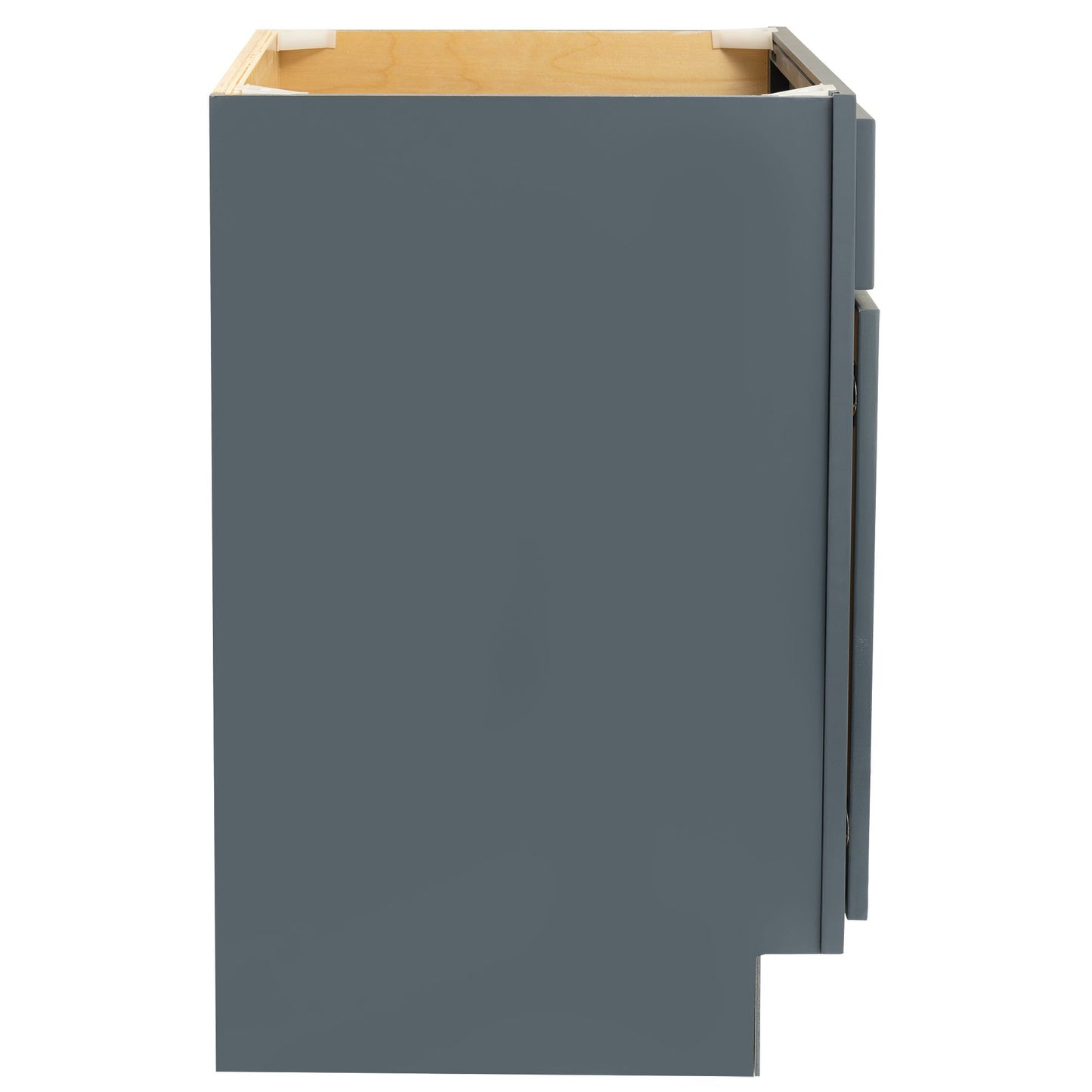 Quicklock Needlepoint Navy Bathroom Vanity Base Cabinet