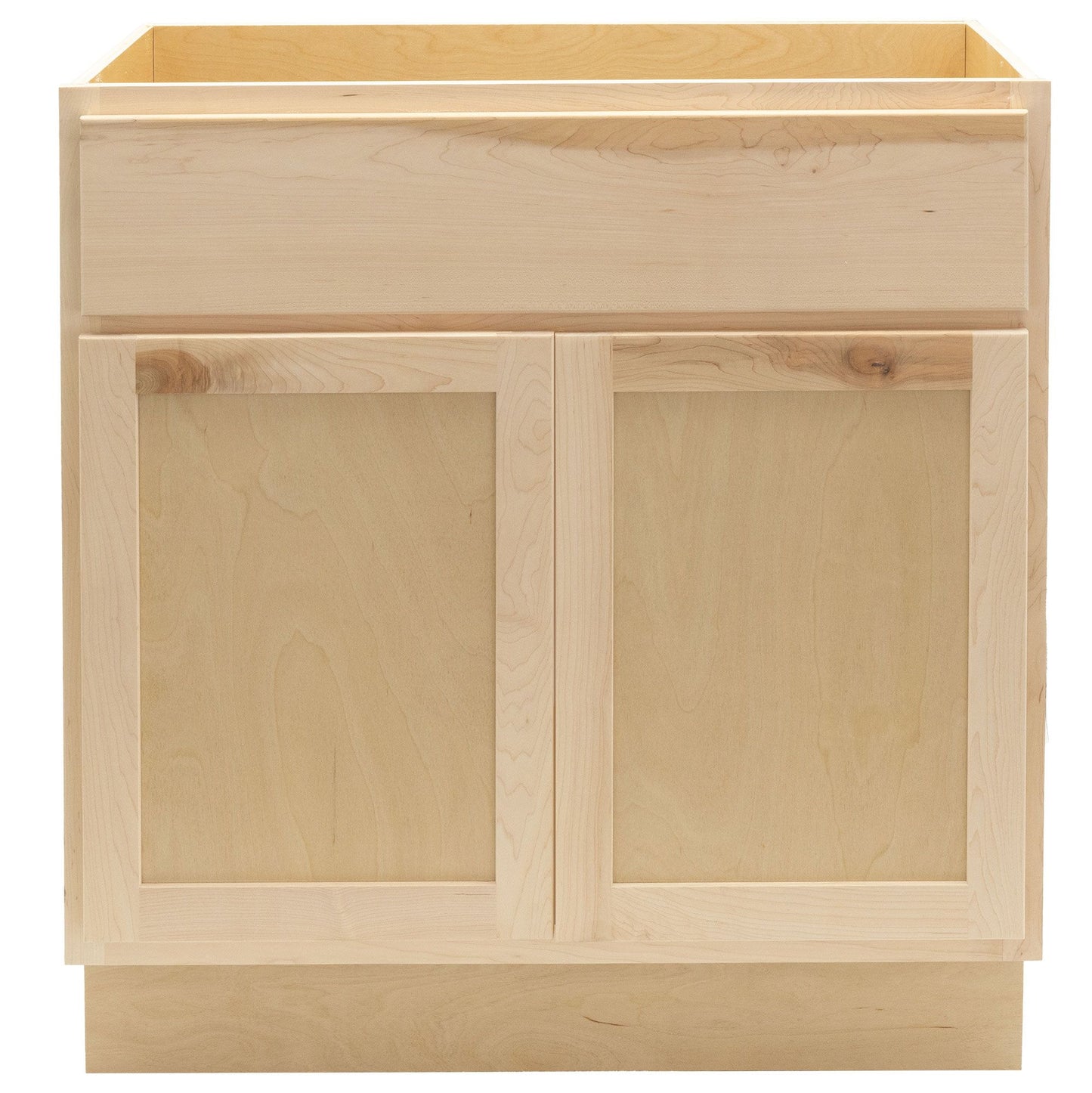 30" Bathroom Vanity | Raw Maple