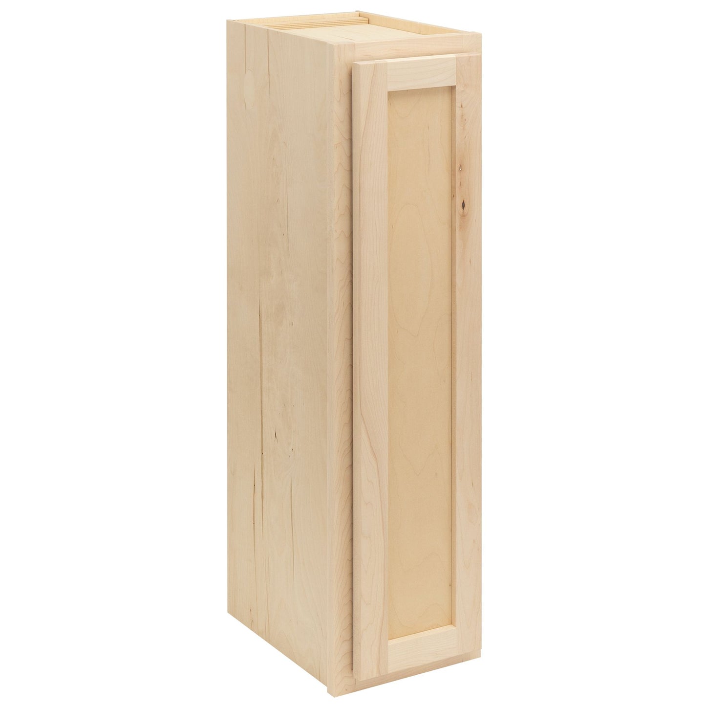 9" Wall Kitchen Cabinet Raw Maple