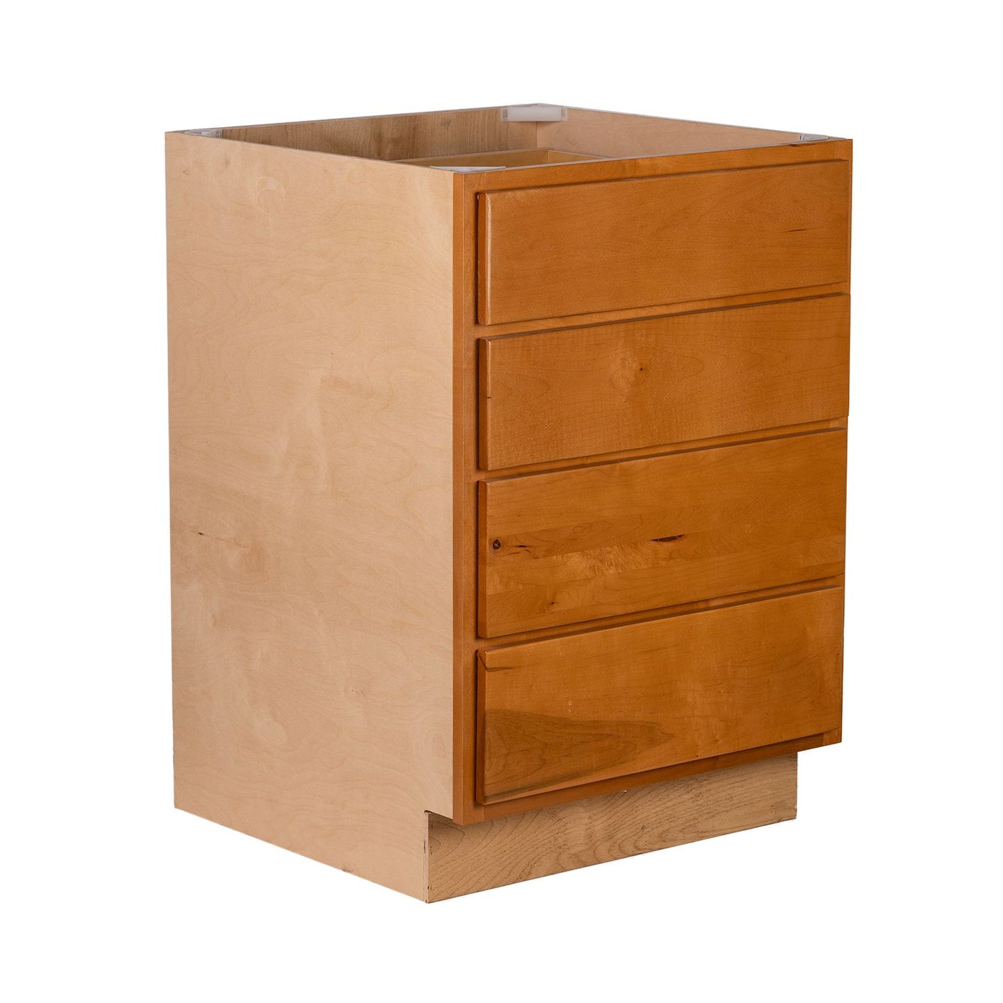 Quicklock Provincial Stain 4 Drawer Base Cabinet