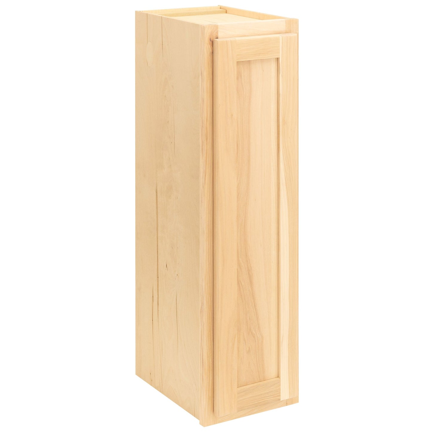 9" - 15" Wall Kitchen Cabinet Raw Hickory