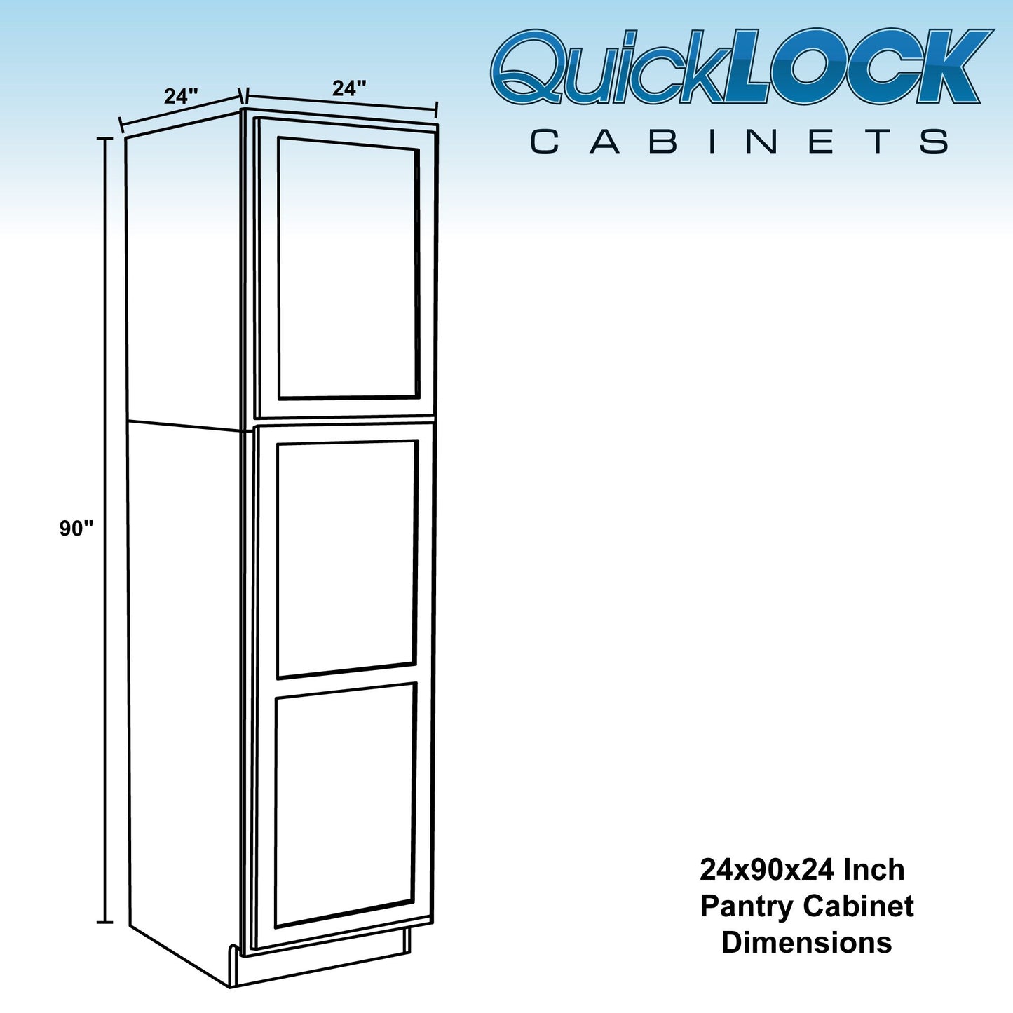 Pantry Kitchen Cabinet Pure White