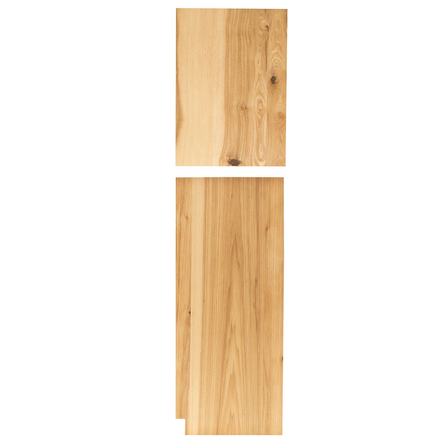 Left and Right Pantry End Panel Rustic Hickory