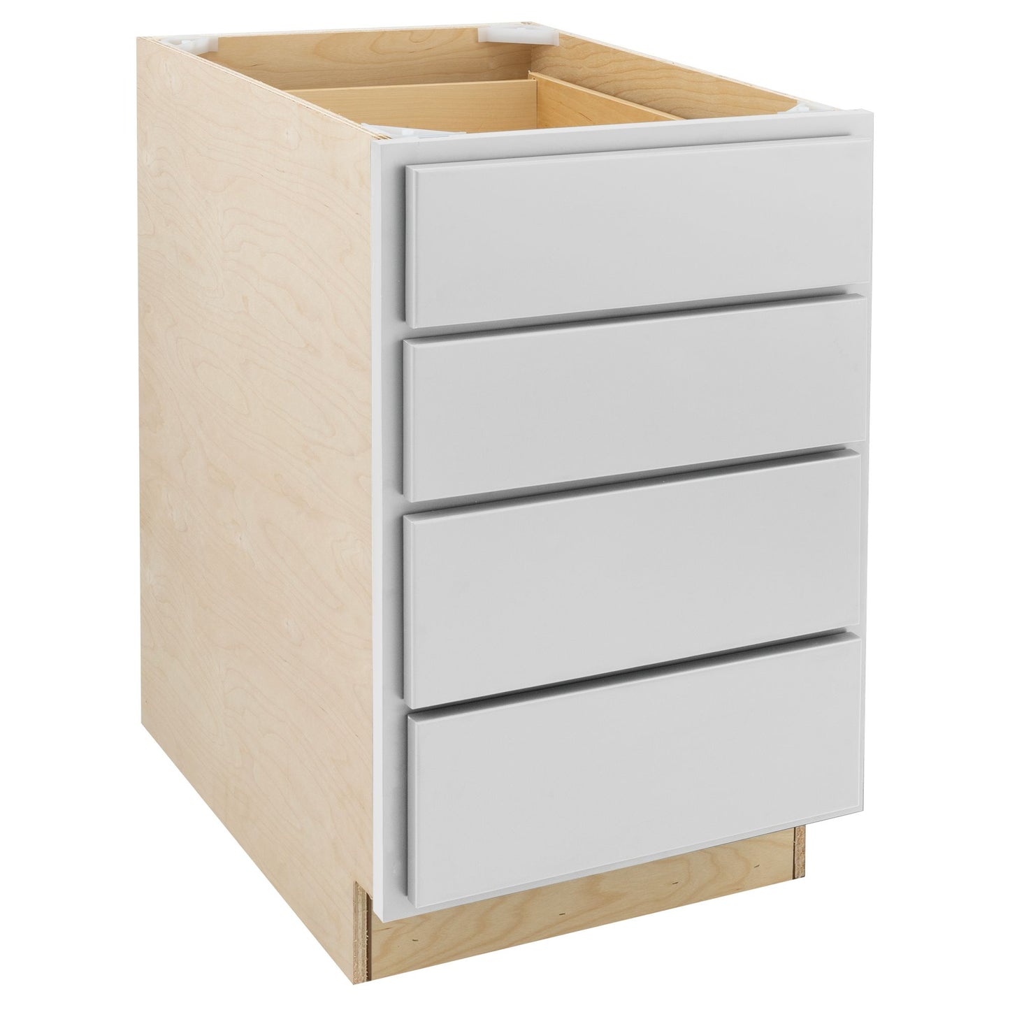 4 Drawer Kitchen Cabinet Pure White Base Cabinet