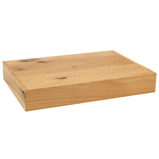 Floating Shelf | Rustic Hickory | 8" Depth