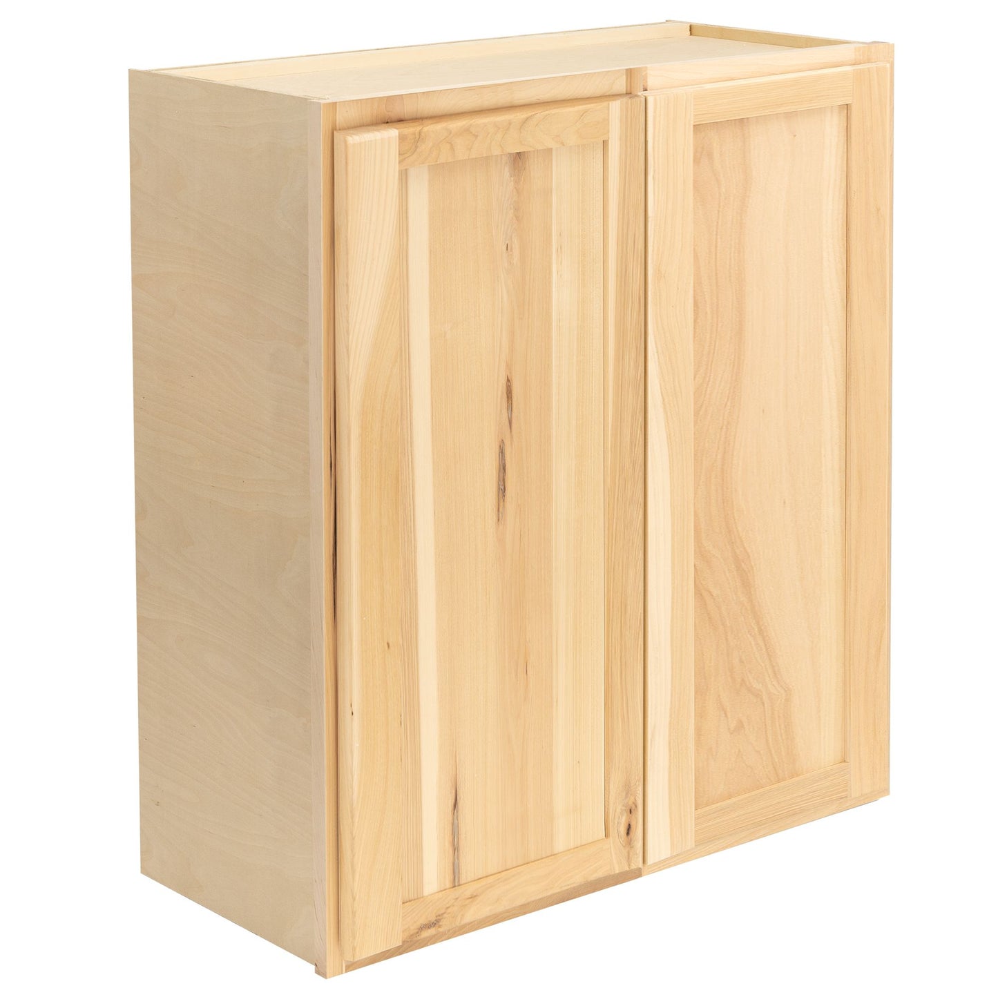 Raw Hickory Kitchen Cabinet Kit - Large