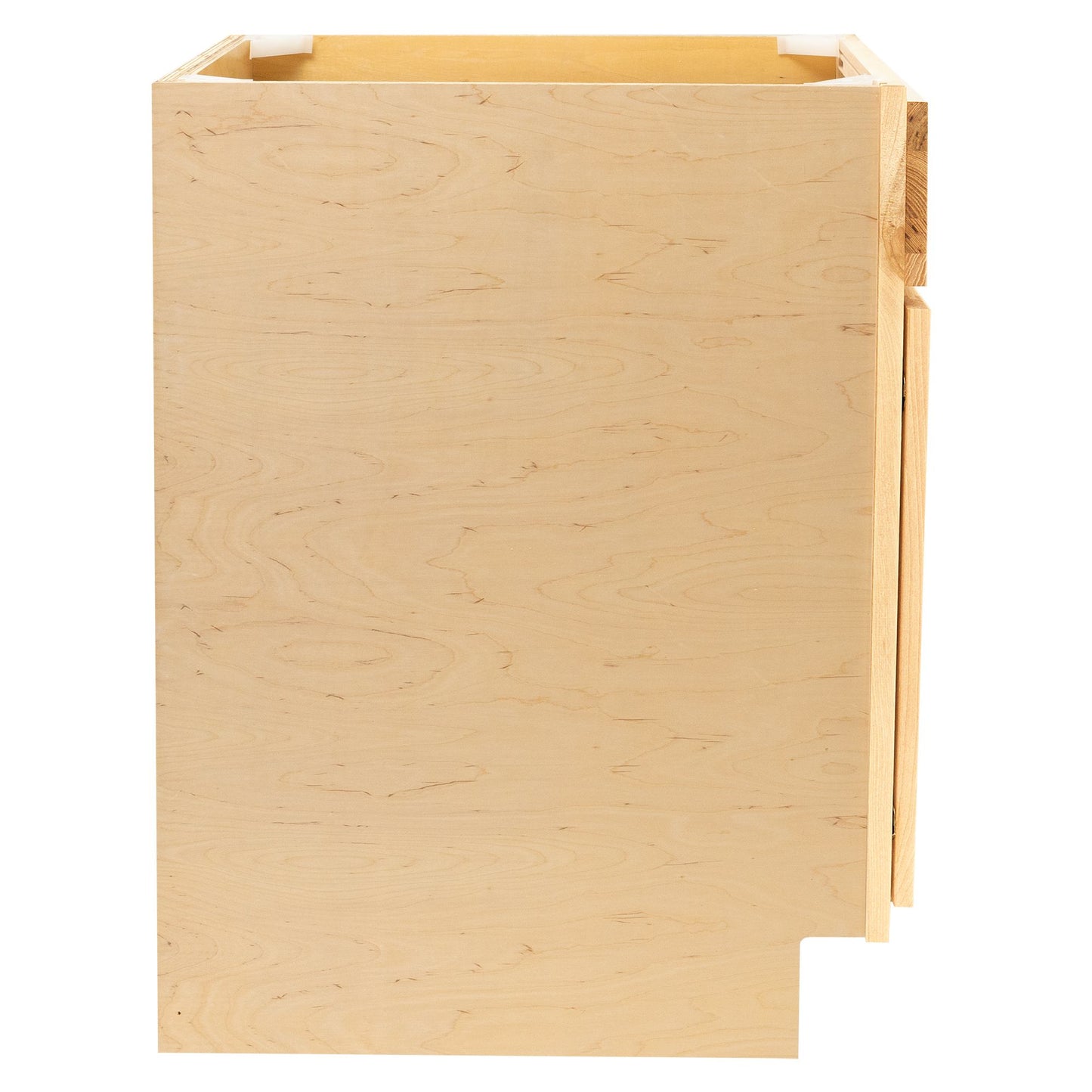 Trash Bin Kitchen Cabinet Rustic Hickory Base Cabinet