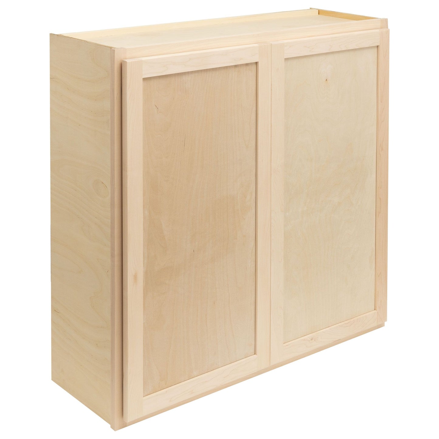 27" - 36" Wall Kitchen Cabinet Raw Maple