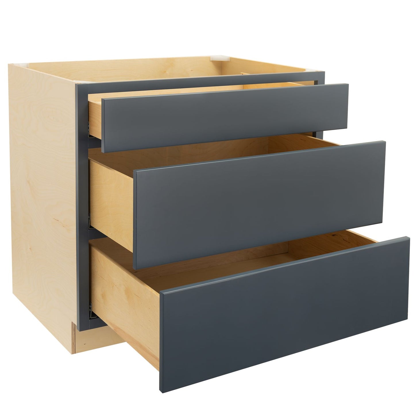 3 Drawer Kitchen Cabinet Needlepoint Navy Base Cabinet