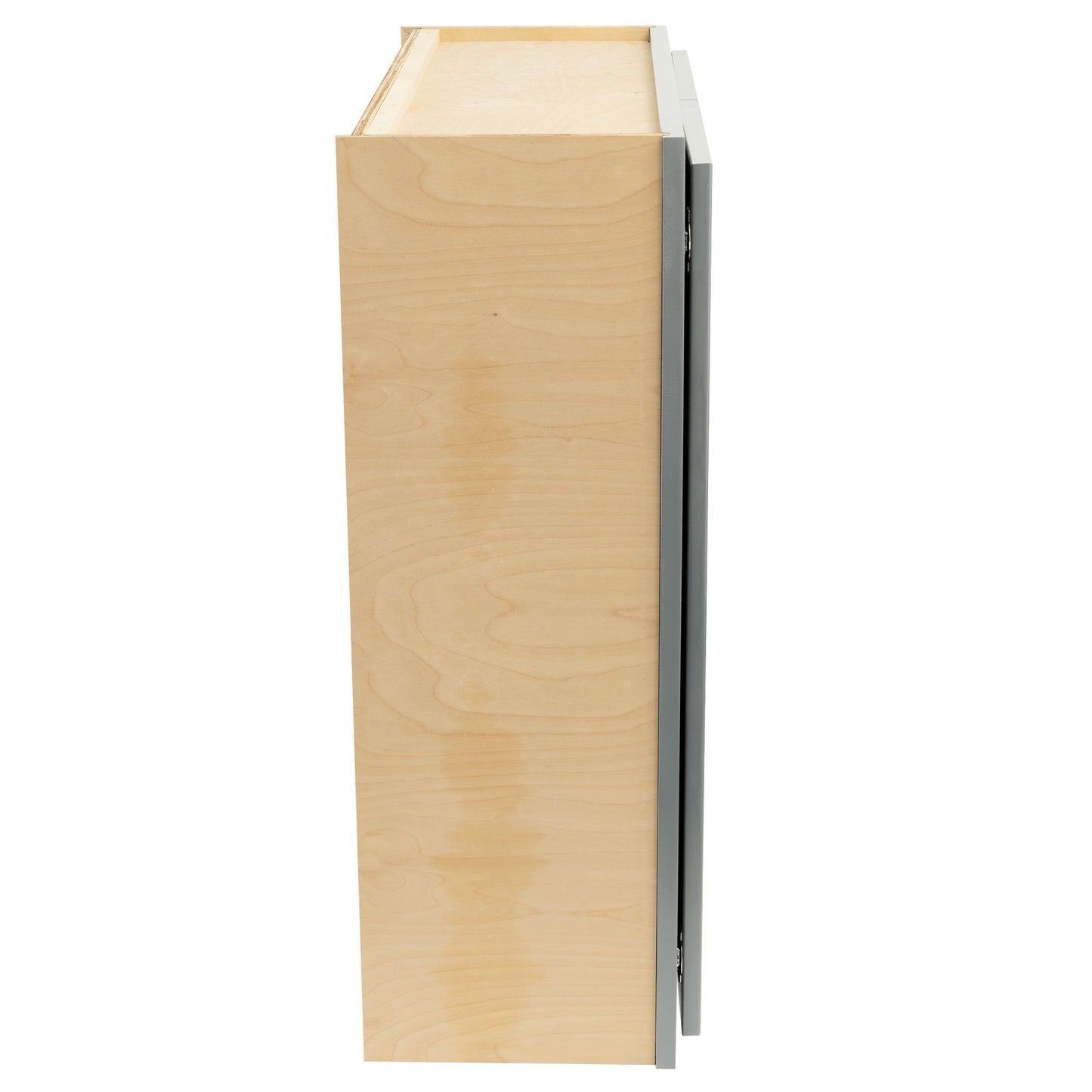 Quicklock Magnetic Gray Wall Cabinet - Double Door