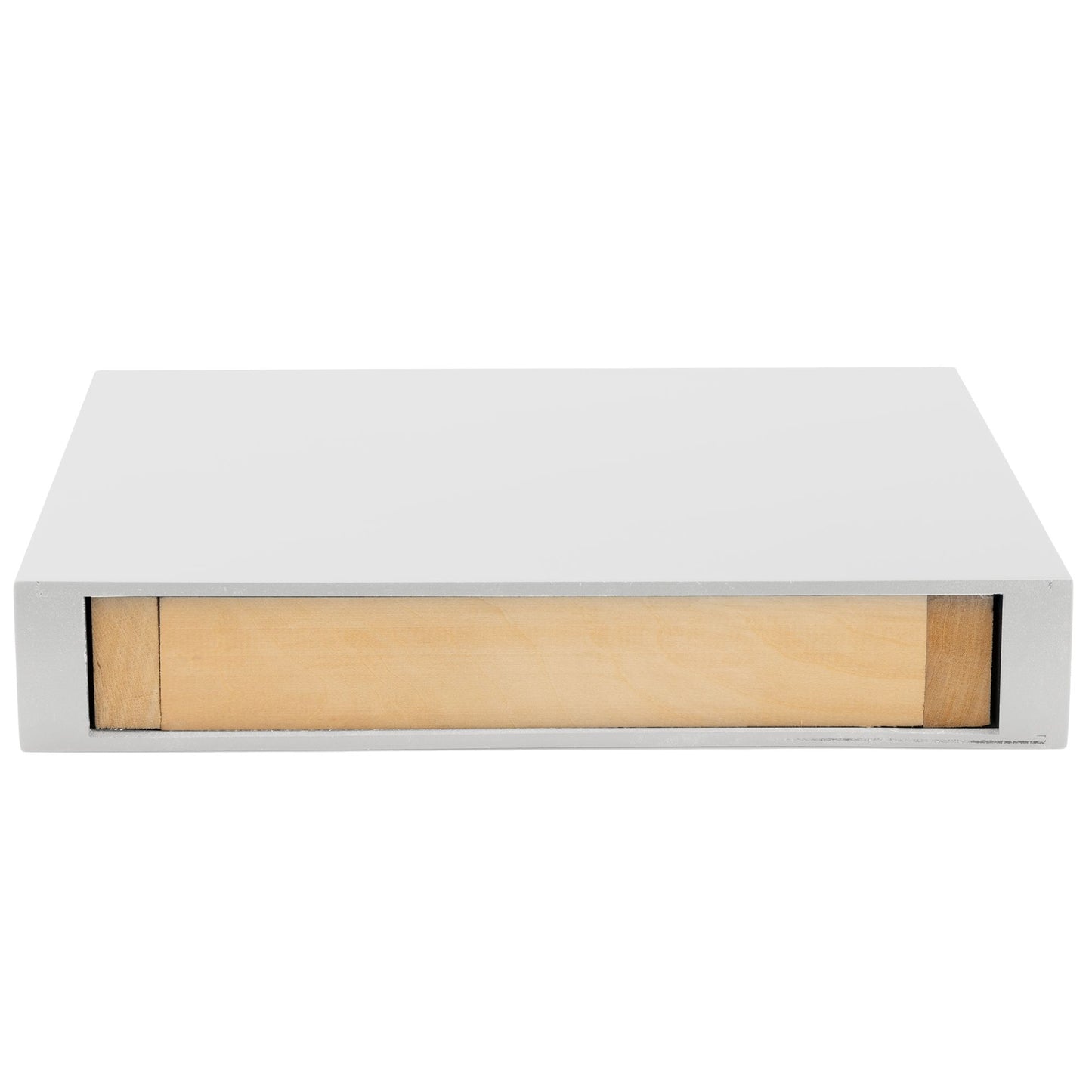 Floating Shelf | Pure White | 8" Depth