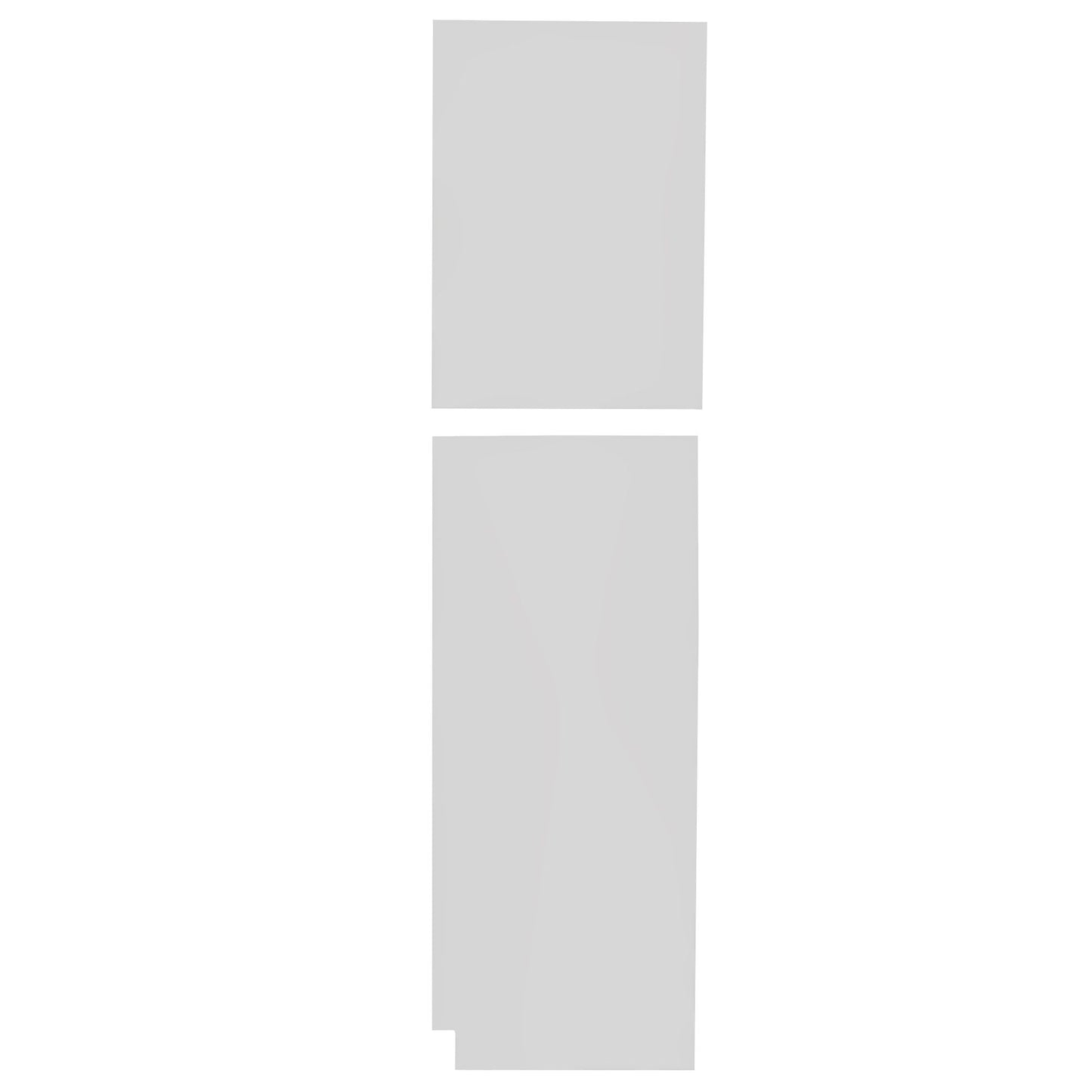 Left and Right Pantry End Panel Pure White