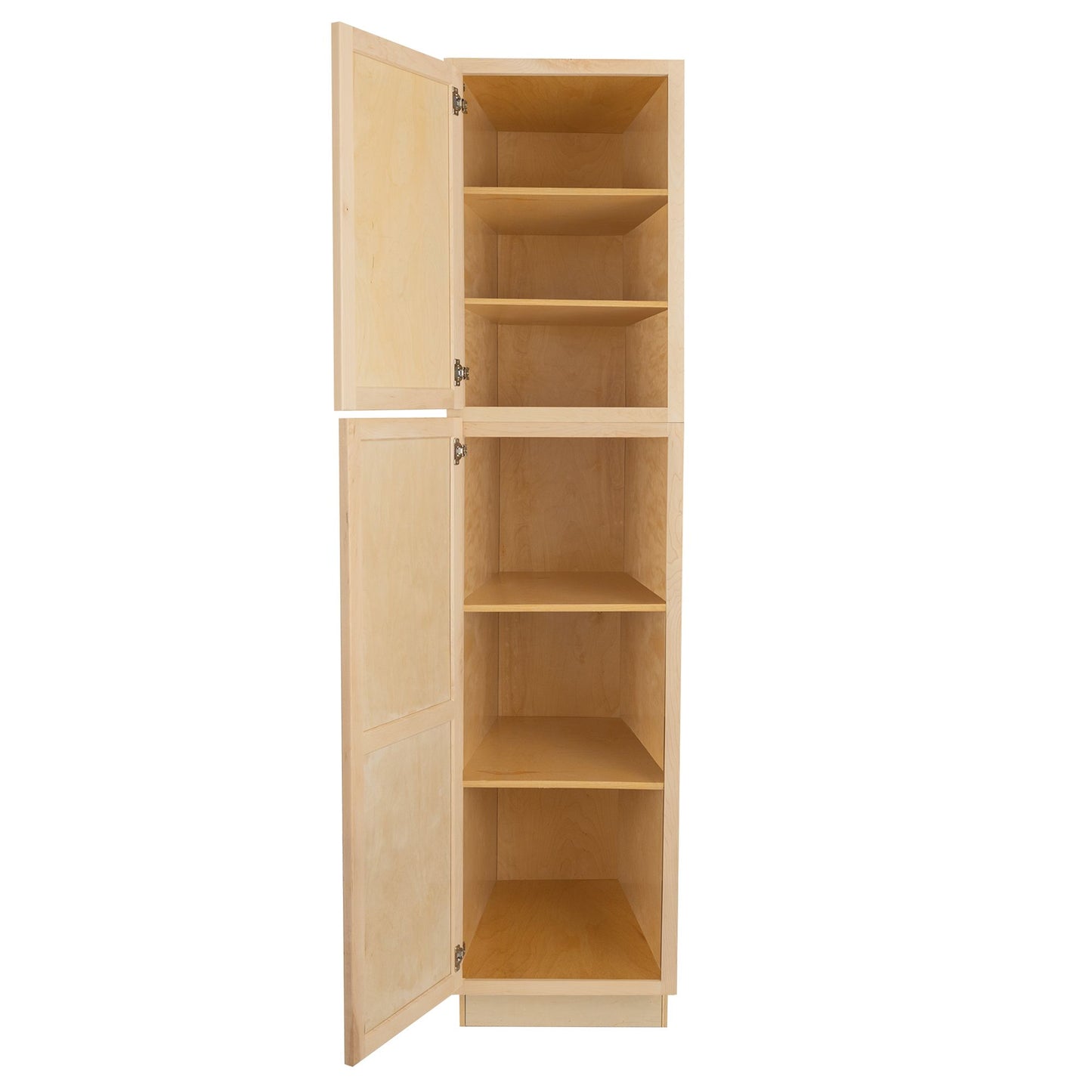 Pantry Kitchen Cabinet Raw Maple